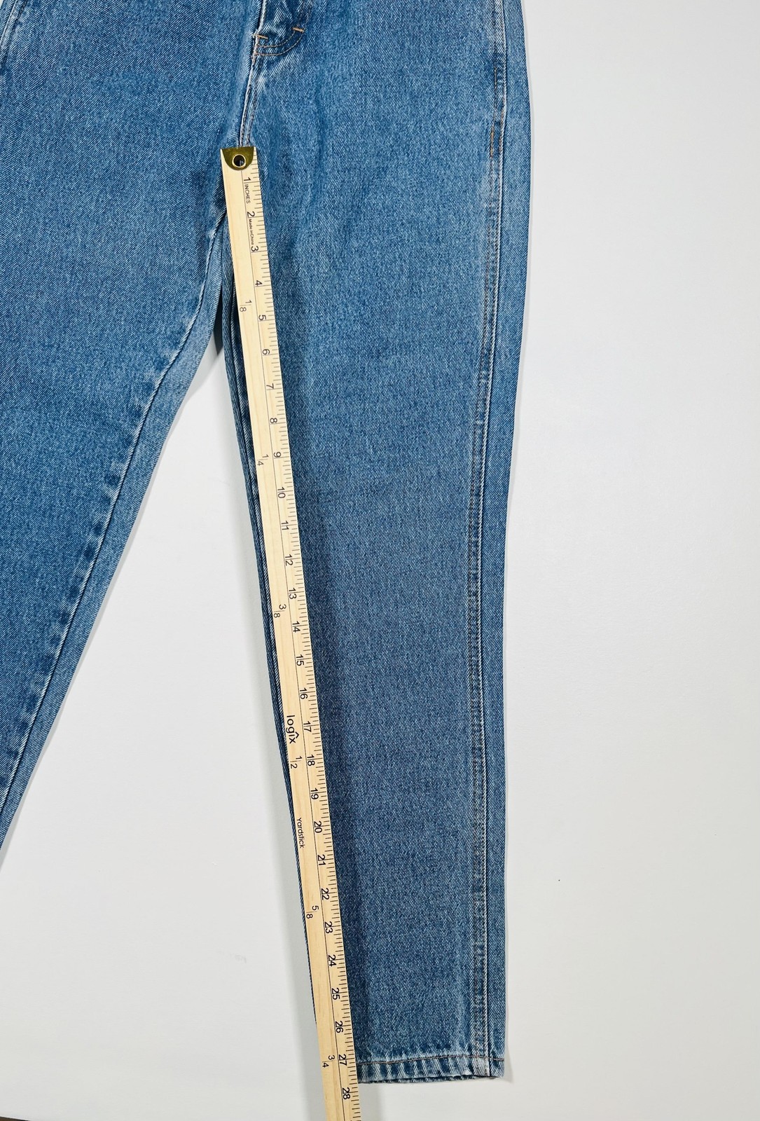 Vintage Jordache Jeans Womens 5/6 Blue High Rise Tapered Leg Classic Denim 90s
