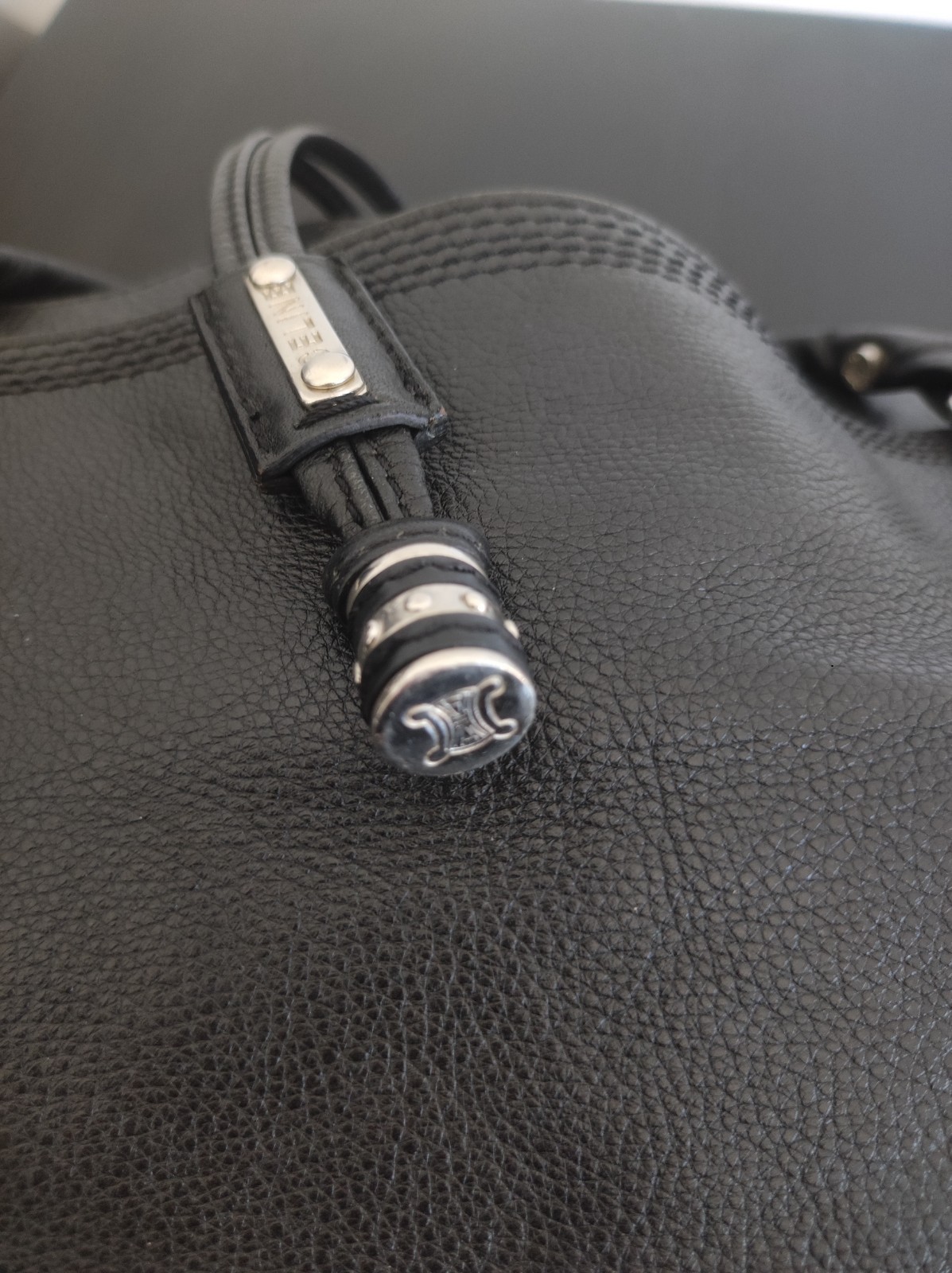 RARE Archive CELINE Bittersweet Handbag – Vintage Phoebe Philo Era – Black Leath
