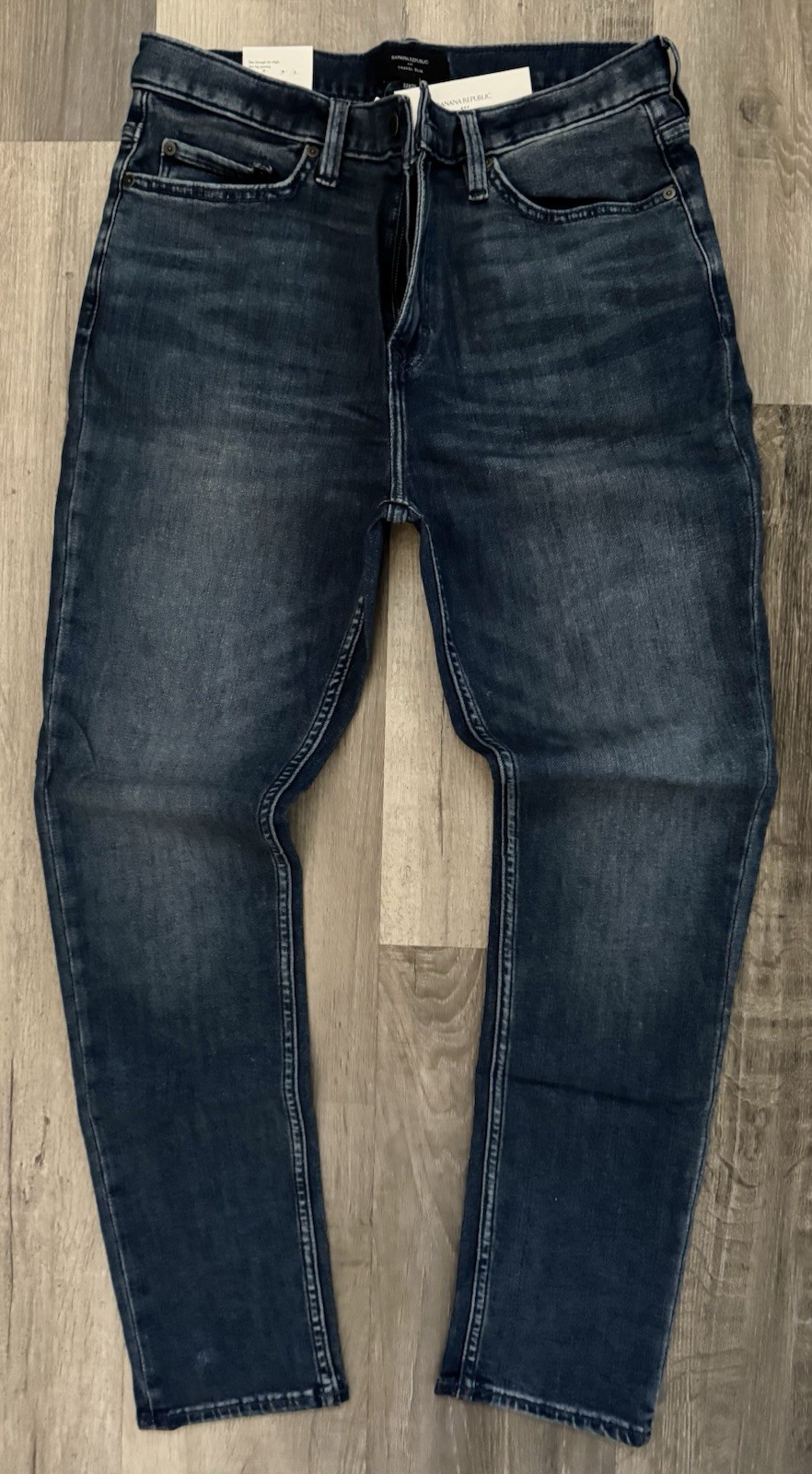 Banana Republic Premium Slim Fit Jeans Men Size 34 X 36 Travel Blue Wash Stretch