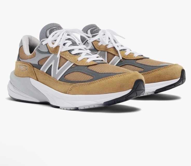 New Balance 990v6 Made in USA Shoes Mens Size 9.5 Comfort Wheat Silver U990TN6