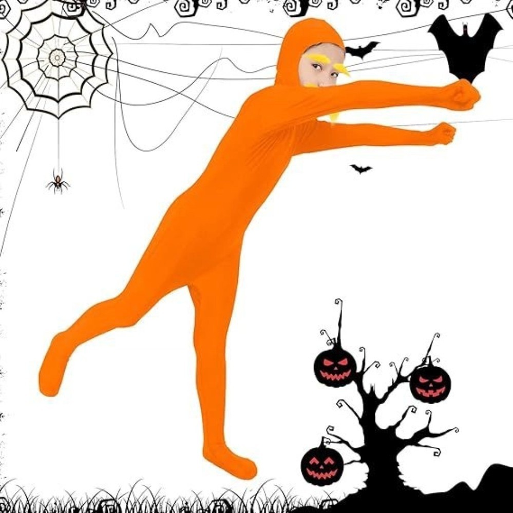 Adults Dr Seuss The Lorax Costume Morph Bodysuit Moustache Book Week Christmas