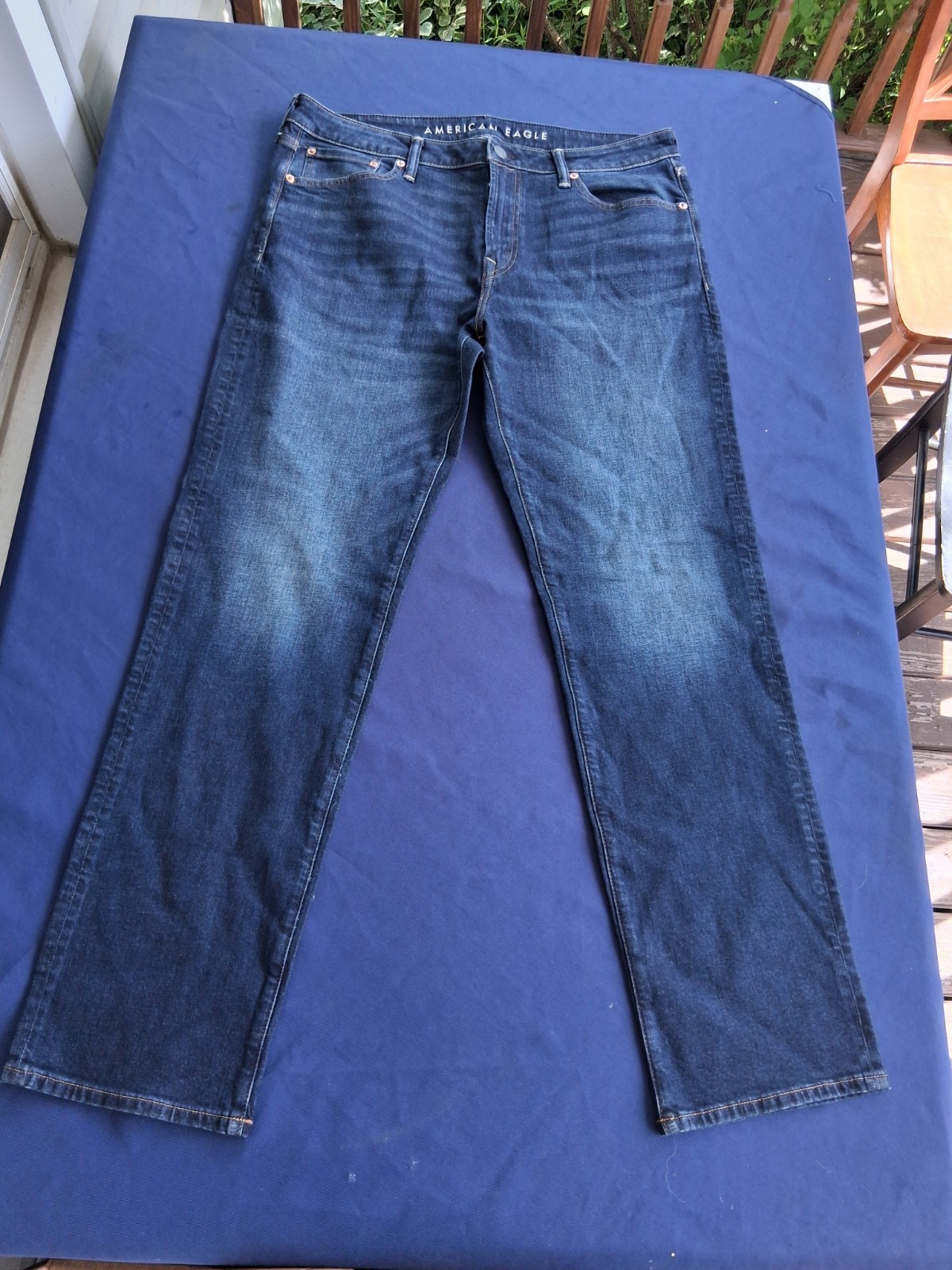 American Eagle Airflex+ Jeans Men’s 36×34 Blue Stonewash