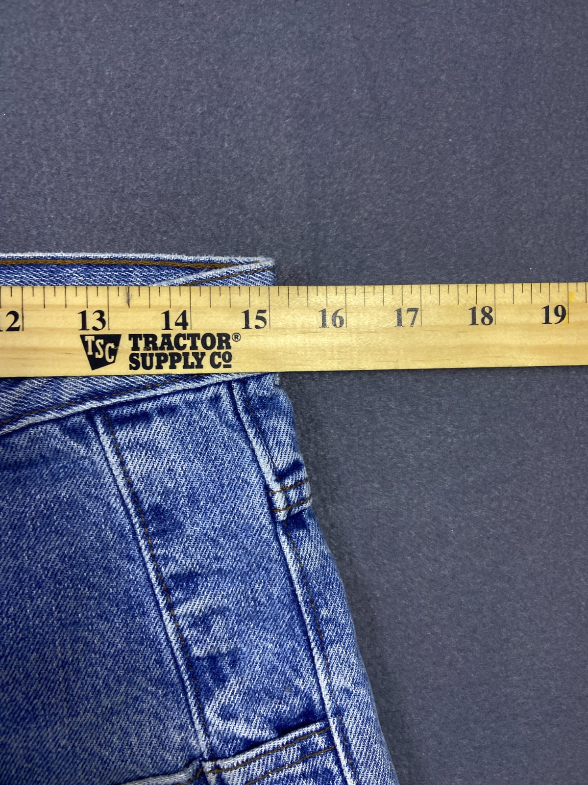 Guess Jeans VTG 90s Med Blue Dual Button Zip Fly High Waist Tapered 31 read (10)