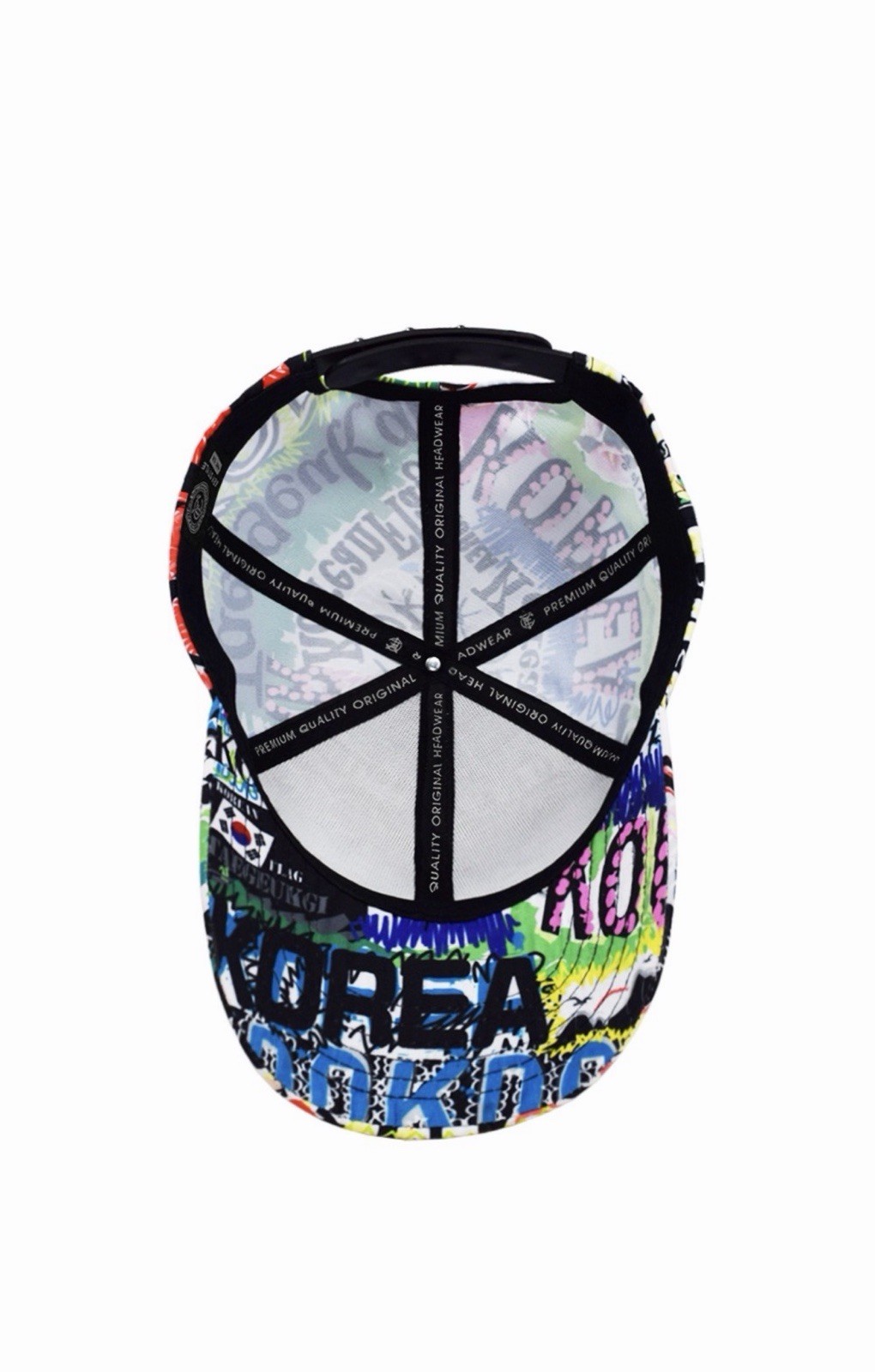 Korea Graffiti Baseball Cap Republic of Korea Hat Adjustable Snapback Unisex