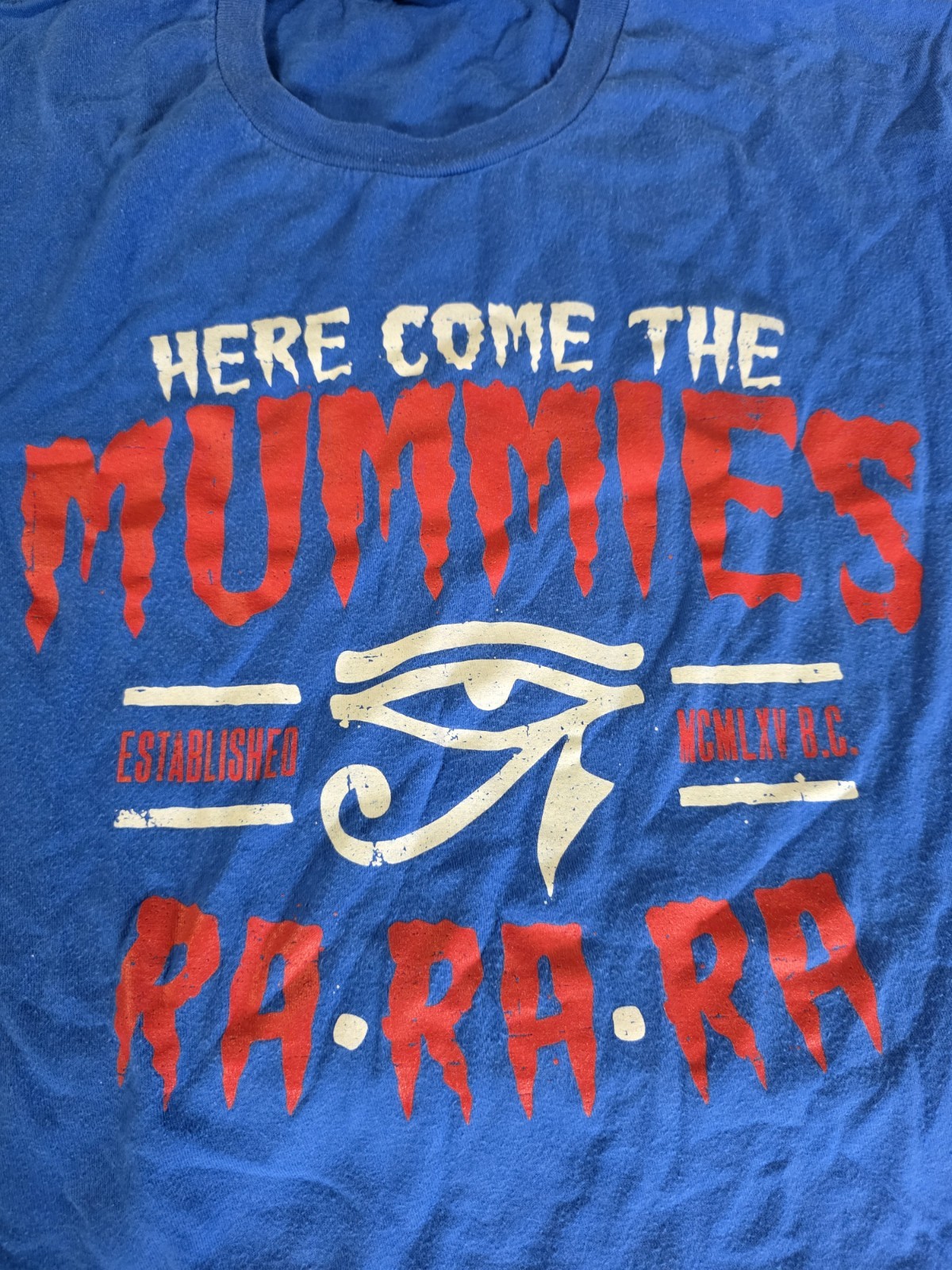 Vintage Here Come The Mummies T-Shirt Size Large LG