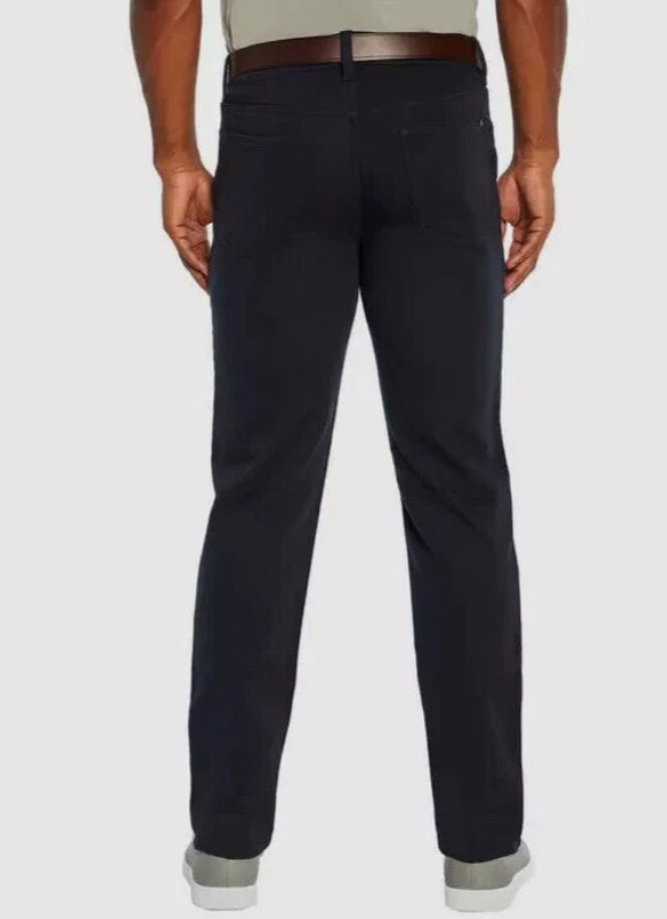 Banana Republic Men’s 5 Pocket Pant Slim Fit Stretch Fabric Comfort, Black,30X30