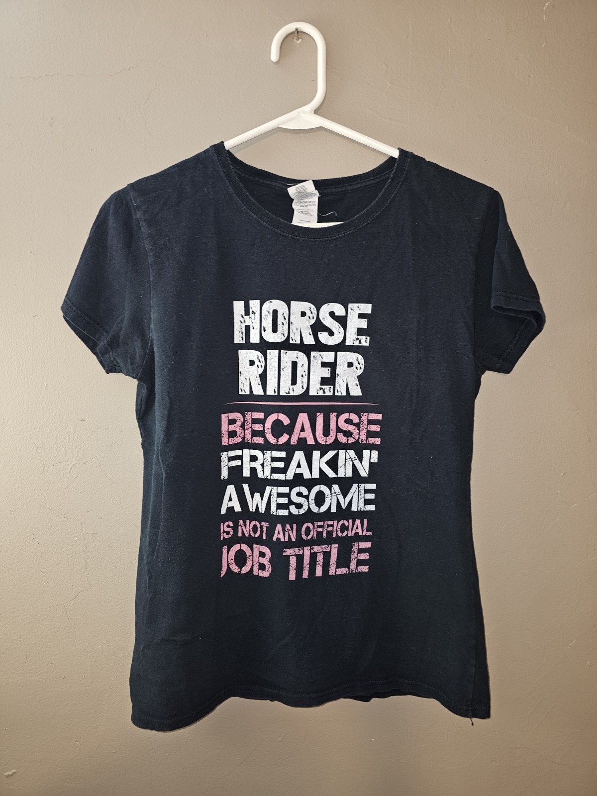 Gildan Heavy Cotton Horse Western Shirt Size Medium
