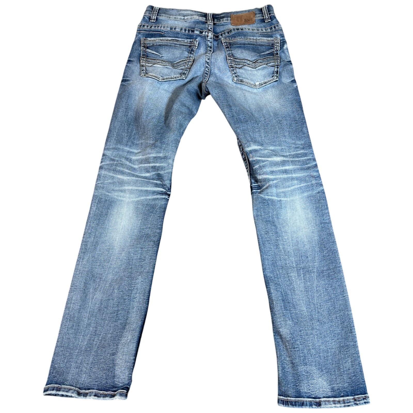Buckle BKE Alec Slim Fit Jeans Mens 30 Blue Denim Stretch Low Rise Straight Leg