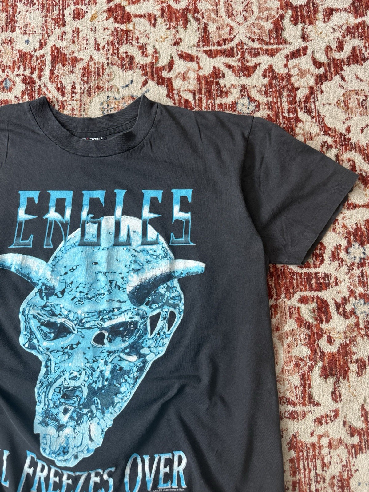 Giant Eagles Hell Freezes Over 1994 tour graphic t shirt L 22ptp 28 length