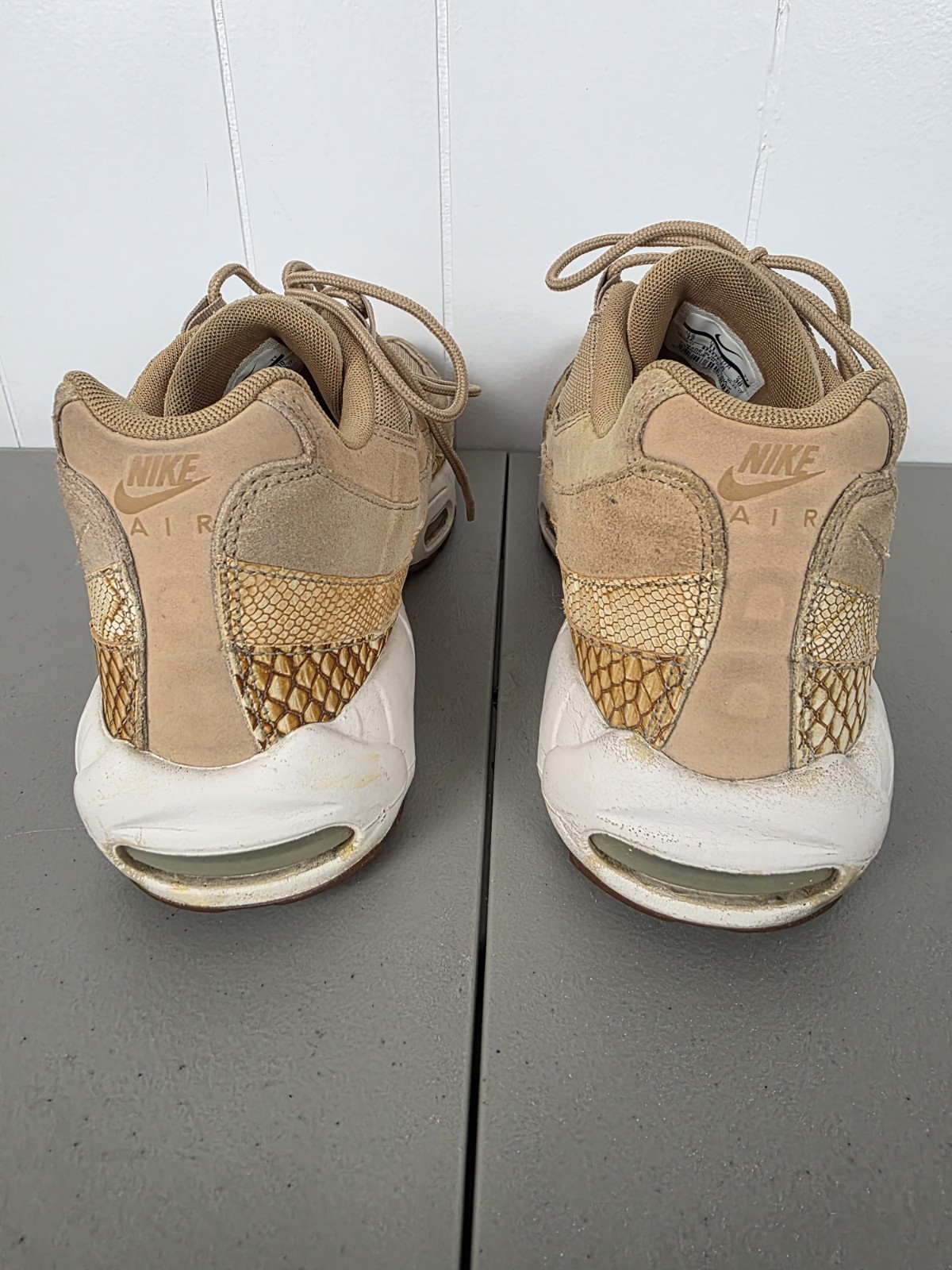 Nike Air Max 95 Premium SE Vachetta Tan Suede Men’s Size 12 924478-201