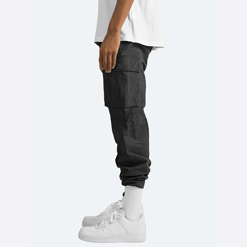 Men’s Trousers Work trouser knee pad pocket Black Grey Khaki Heavy duty