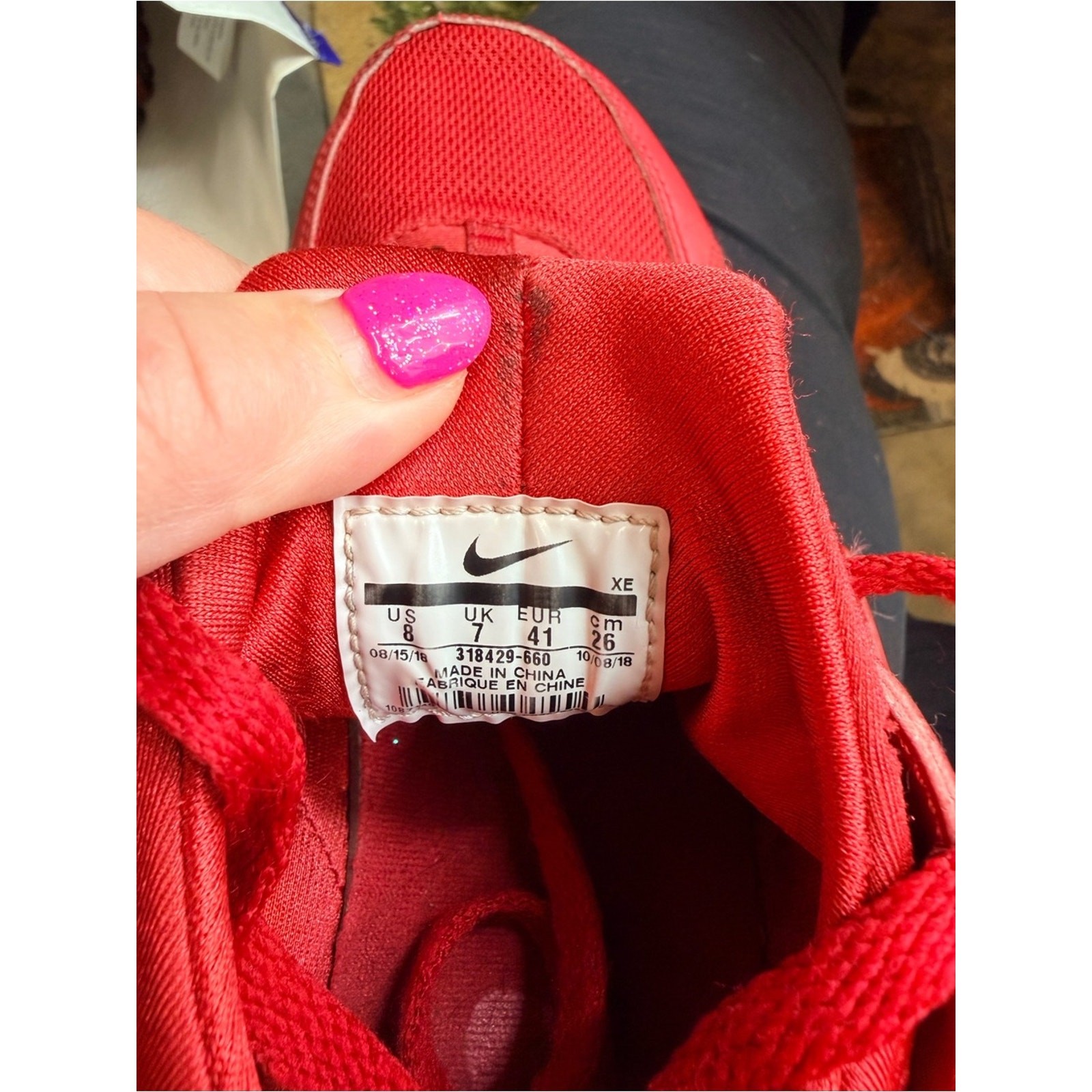 Nike Air Huarache Triple Red
