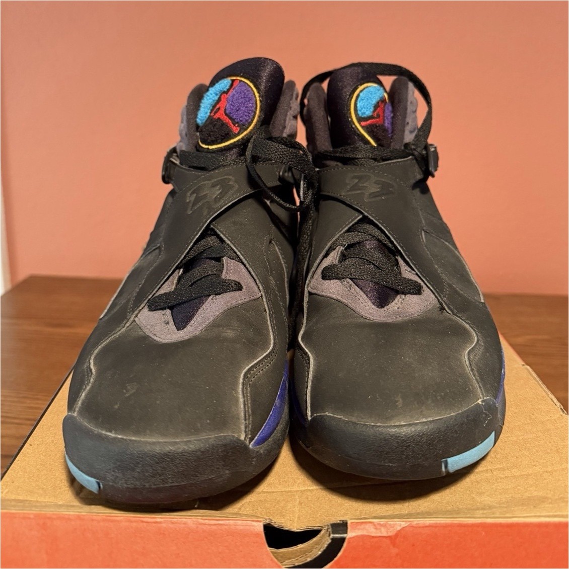 2015 Nike Air Jordan 8 VIII Retro Aqua 305381-025 OG Men’s Size 9.5 No Box