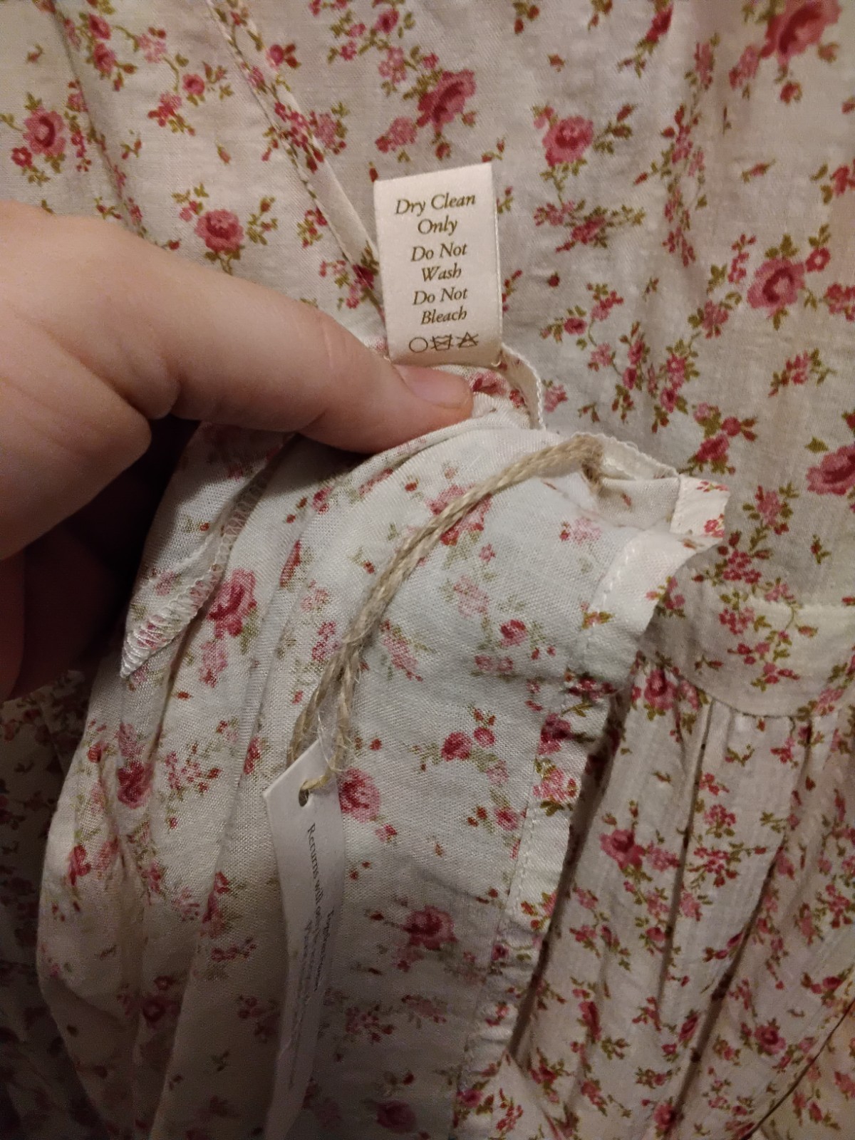 Christy Dawn The Dawn Dress XL white floral cottage romantic ditsy sweet