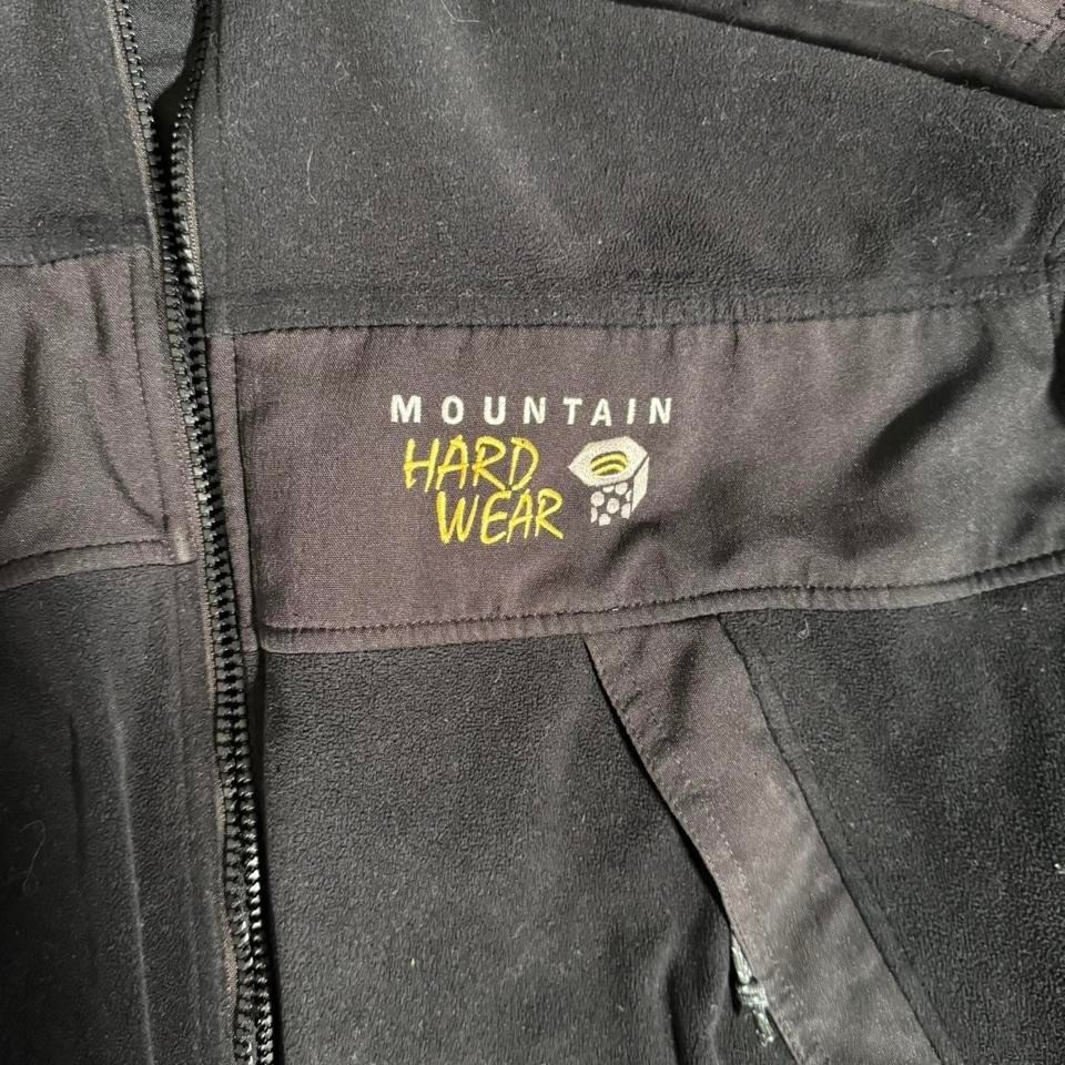 Mountain Hardwear Black Windstopper Fleece Jacket Men’s XL Vintage
