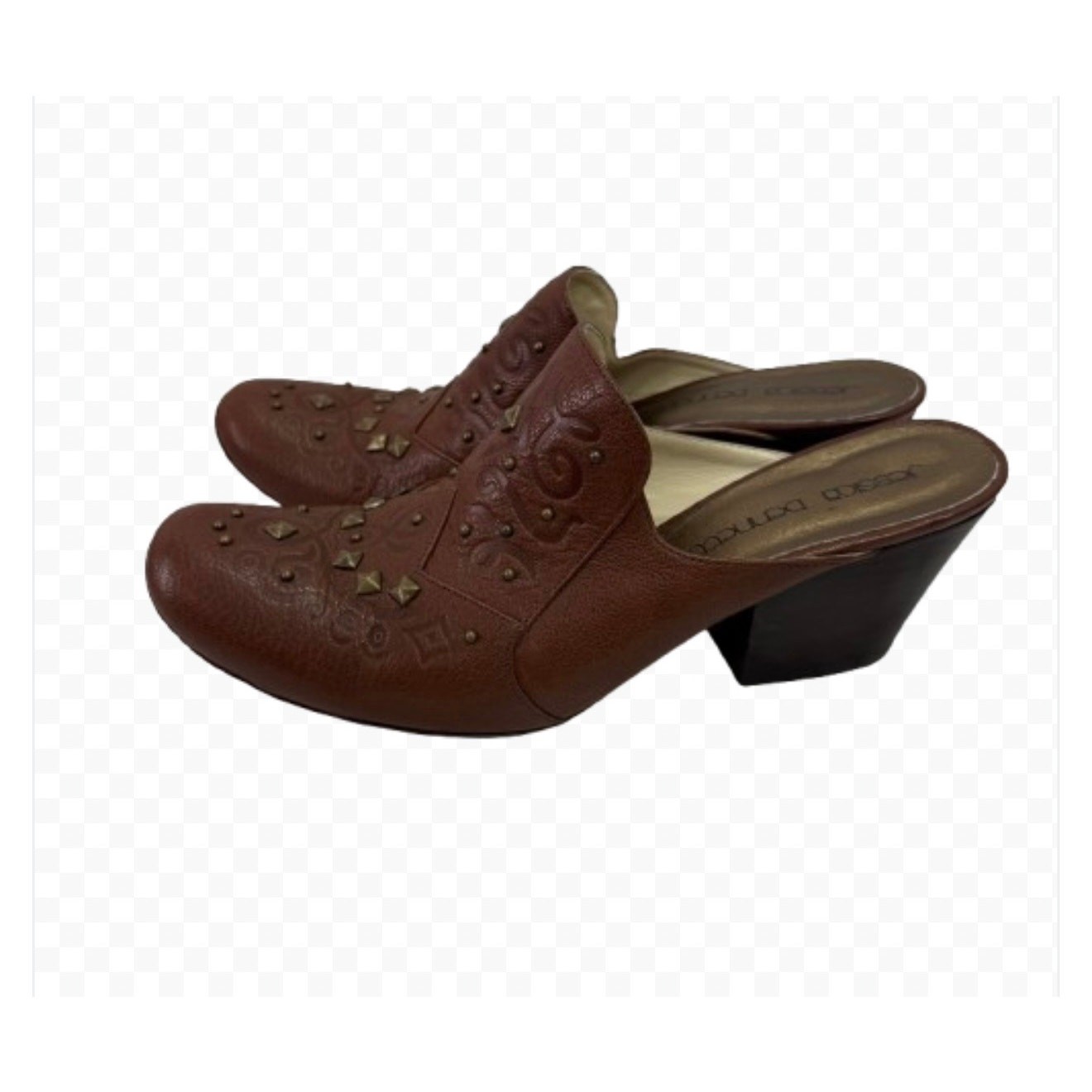Vintage Jessica Bennett Women’s Mule Heels sz 7.5 Booties Western #A-60