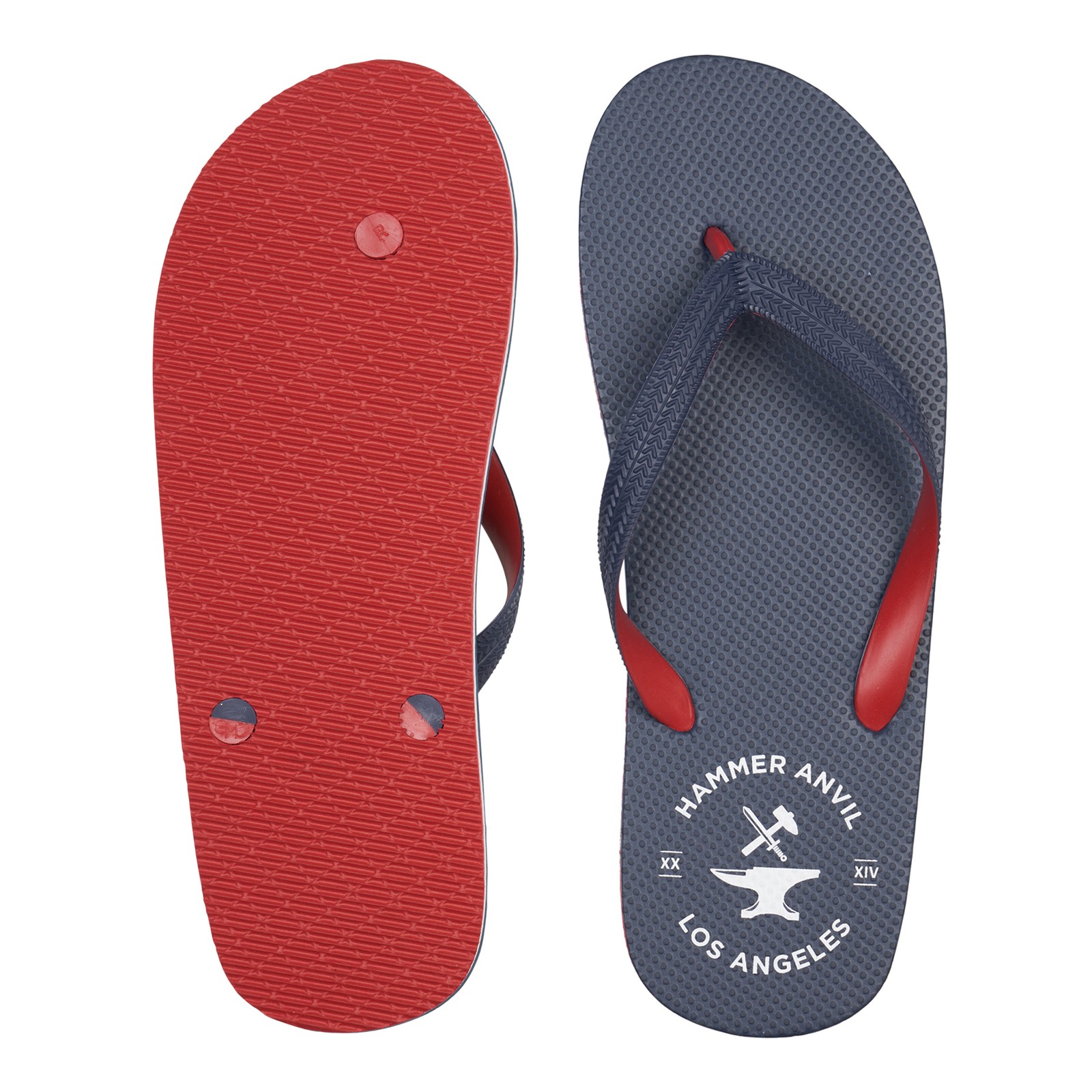 Hammer Anvil Mens Flip Flops Casual Thong Summer Sandals Comfortable Beach Shoes