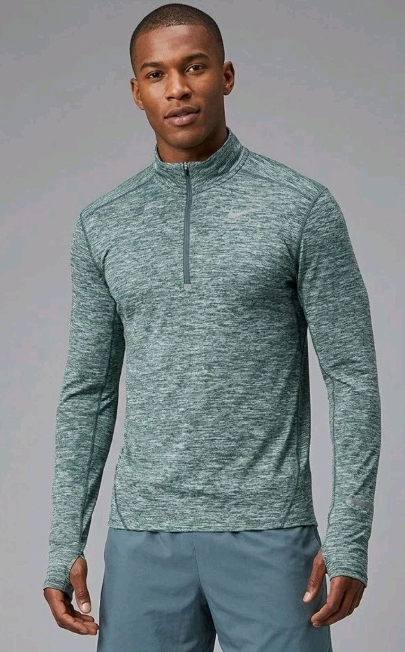 Nike Men’s Dri-Fit Element 1/2 Zip Athletic Running Pullover! Size L