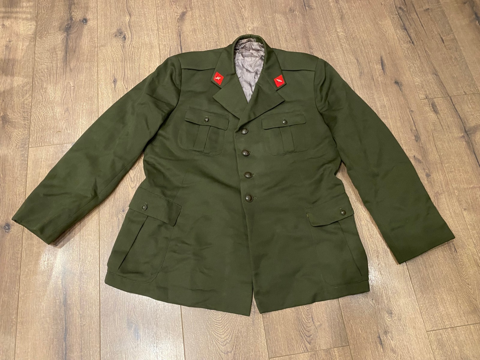 ALBANIA OFFICER JACKET AIR FORCE AERONAUTICA COMMUNISM SOLDIER ARMY MILITARY #51