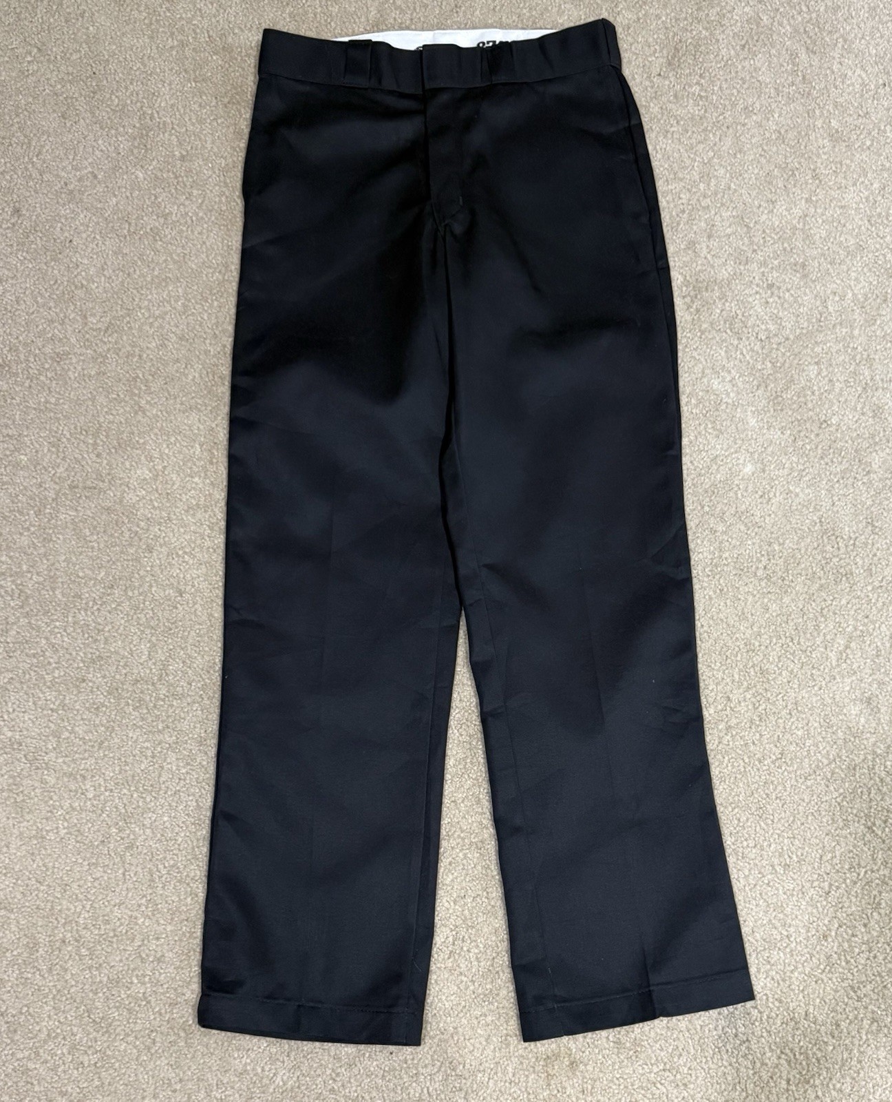 Dickies 874 Original Fit Pants Mens 32×32 Black Workwear Chino Straight Leg