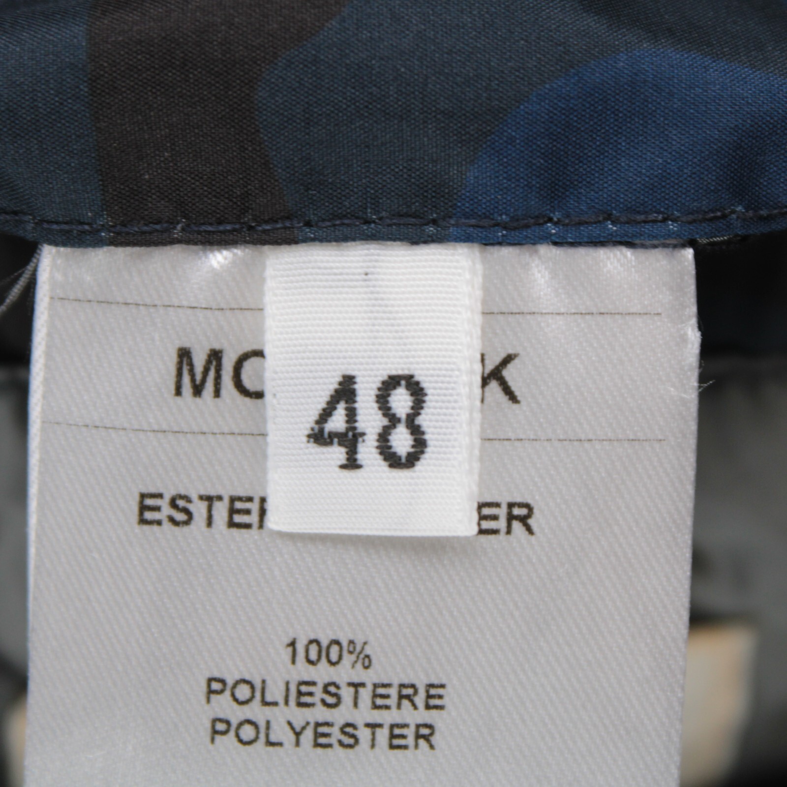 Waterville NWOT Zak 100% Polyester Hooded Vest Size 48 (S US) In Blue Camo