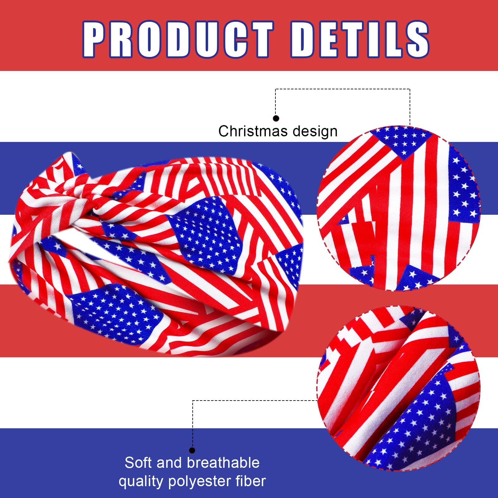 XunYee 28 Pcs Patriotic Holiday One Size Fits Most, as shown in the picture