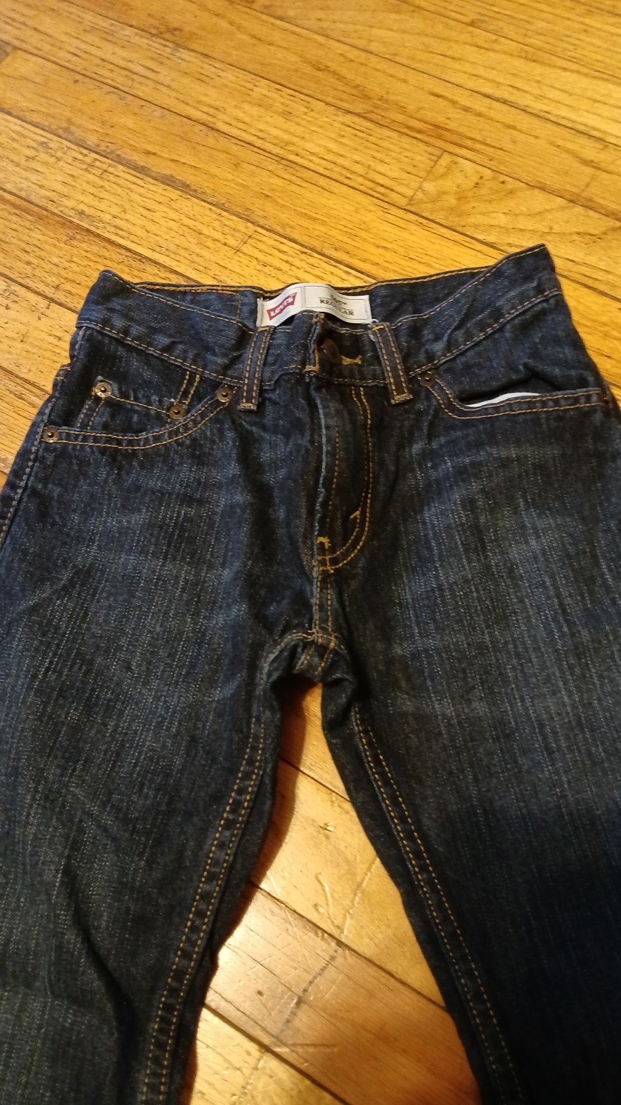 Levis 505 Regular Jeans Youth Size 8 Reg W24 L22 Blue Denim Kids