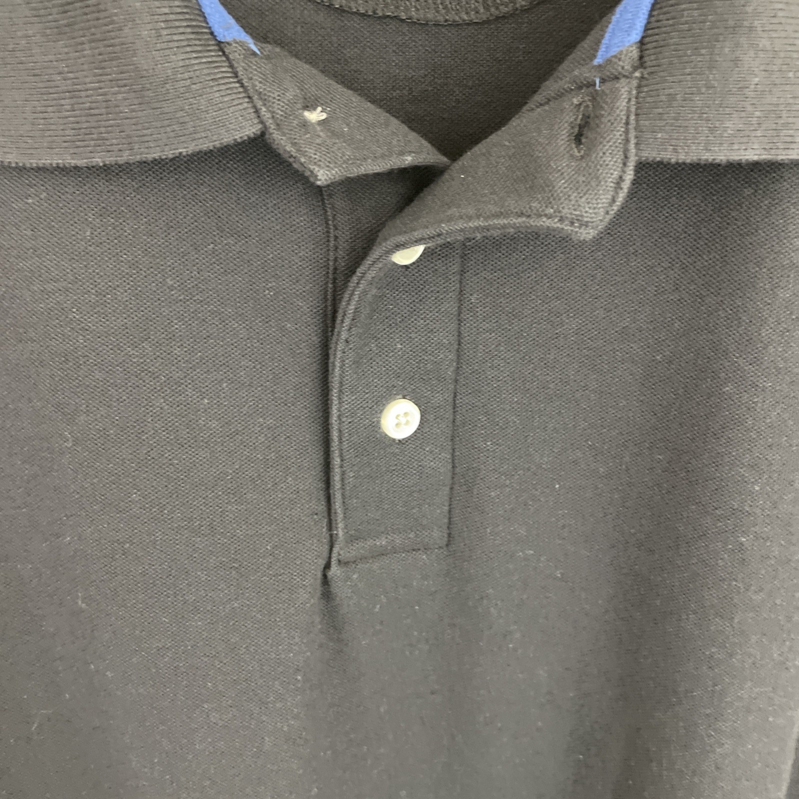 Croft & Barrow Polo Shirt Mens 2XB Big 2X Black Short Sleeve Classic