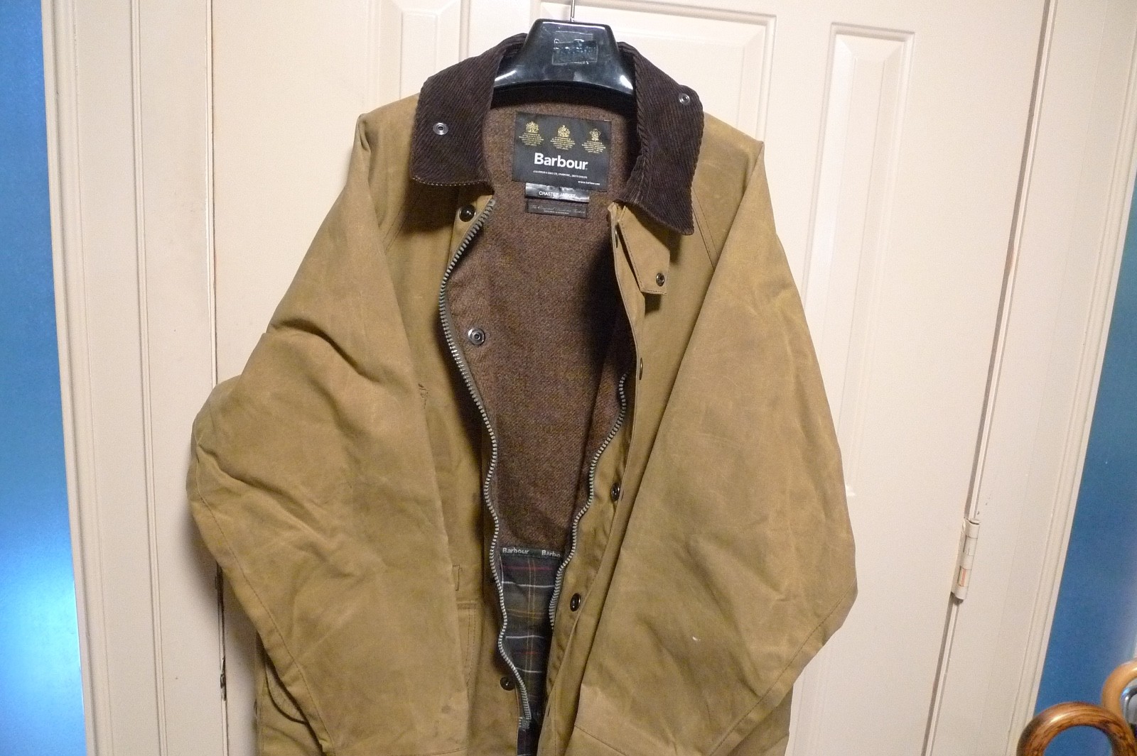 BARBOUR – A501 CRASTER 10 OZ WAX COTTON JACKET – EXTRA HEAVYWEIGHT – 46 – RARE