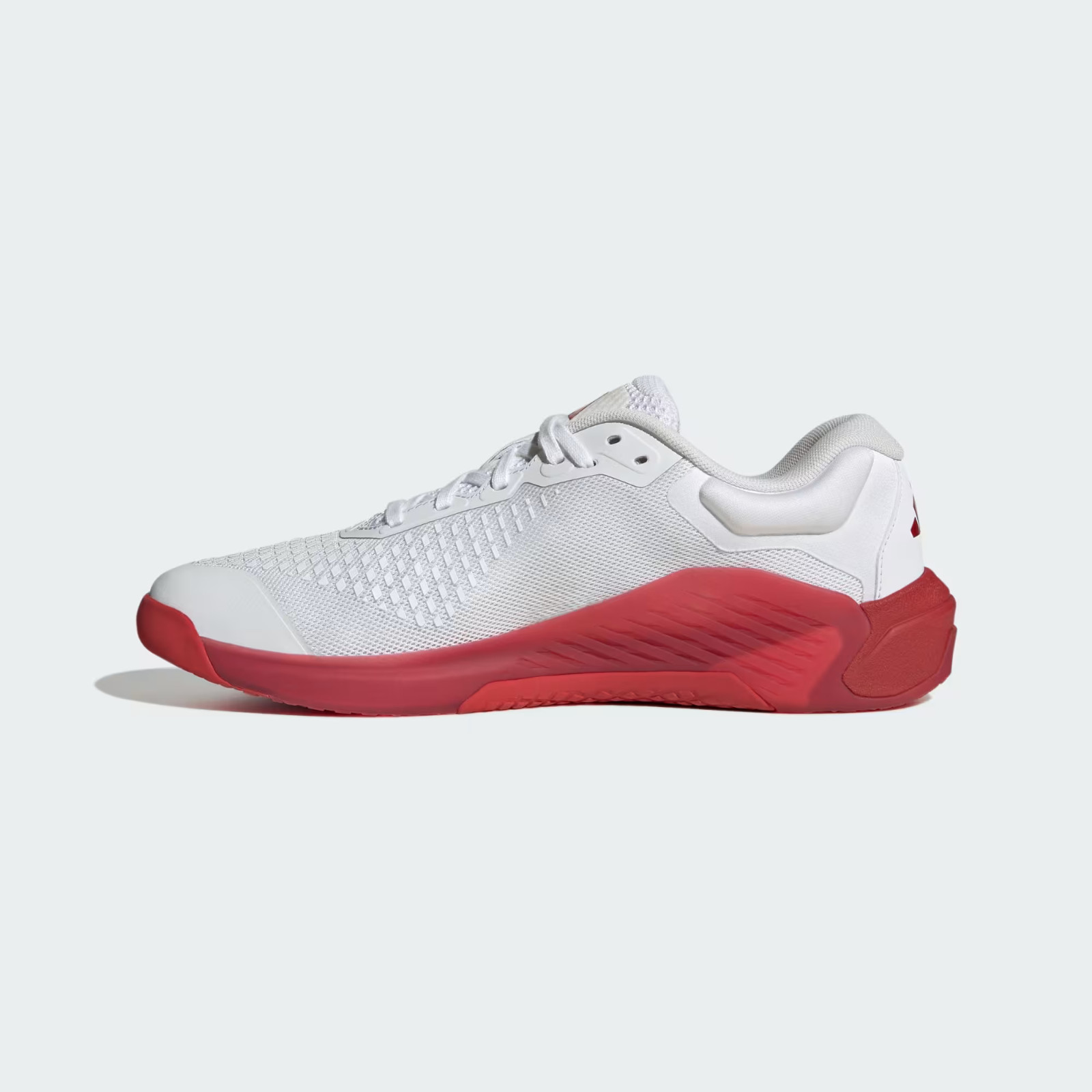 Adidas Dropset 4 Men’s Cross Training Gym Shoes White Red Size 10 JR4676 New