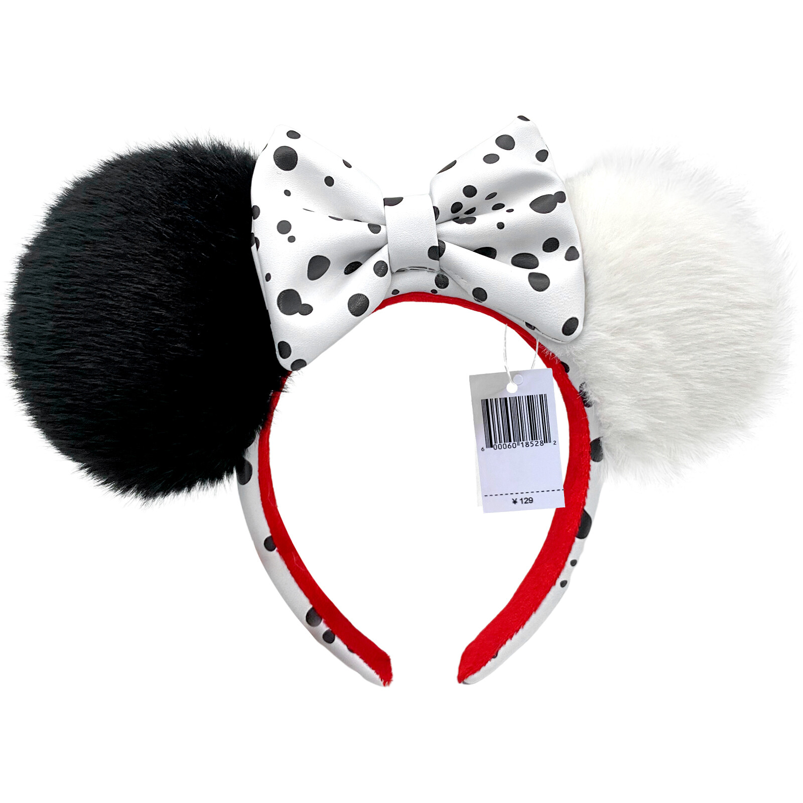 Disney- Parks 101 Dalmations Cruella Devil Headband Minnie Mickey Mouse Ears