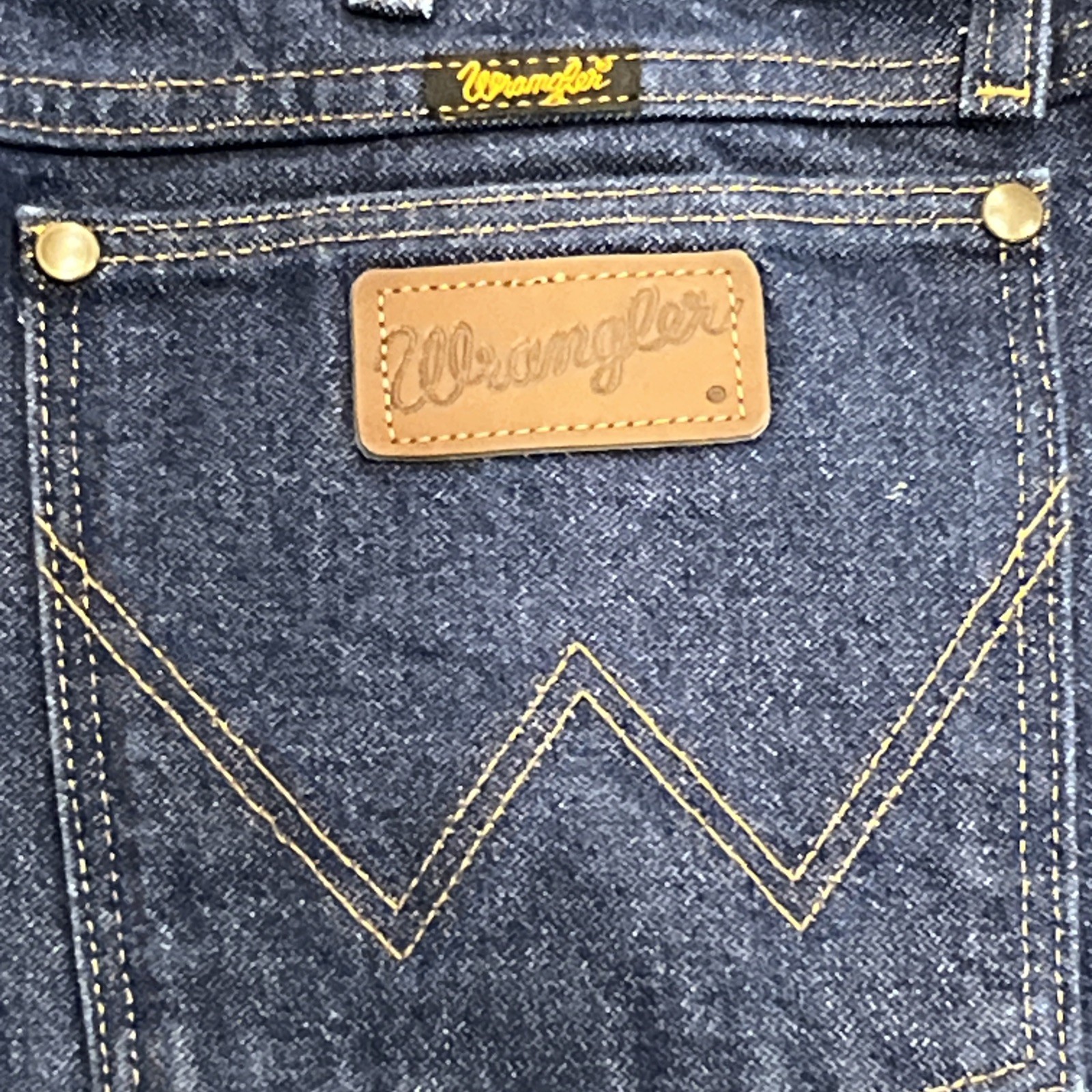 wrangler jeans cowboy cut Mens Dark Wash 32/36 47MWZ Rodeo