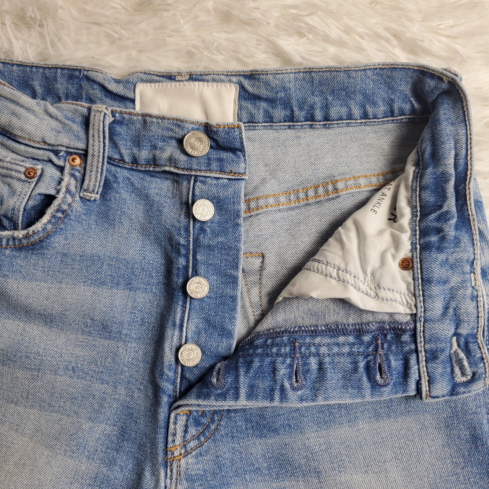 Mother Tomcat Straight Ankle Jeans 26 / 2