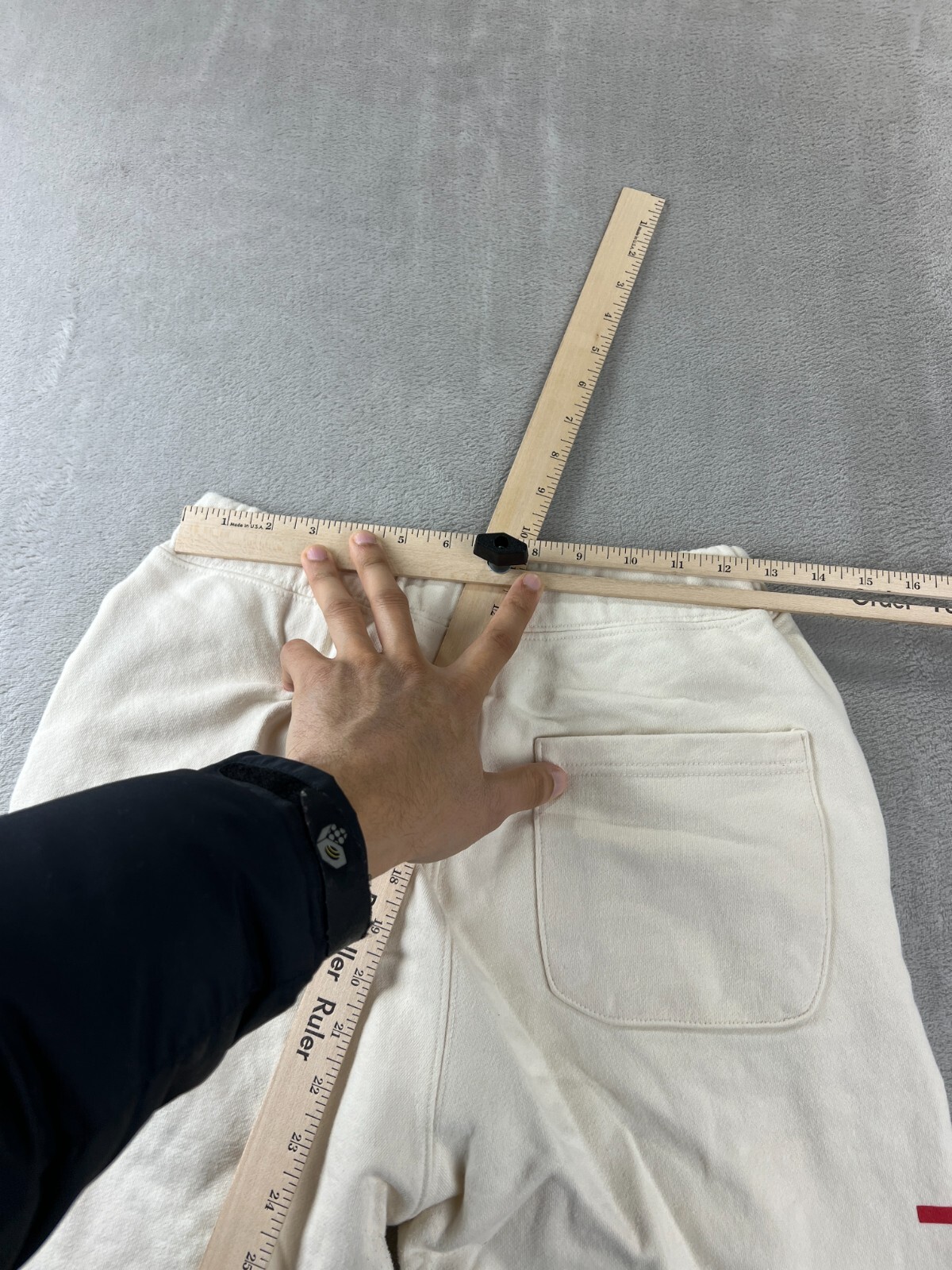 TEMPUS STUDIO Sweatsuit Jogger Set Size MEDIUM Beige Heavyweight Hoodie + Pant
