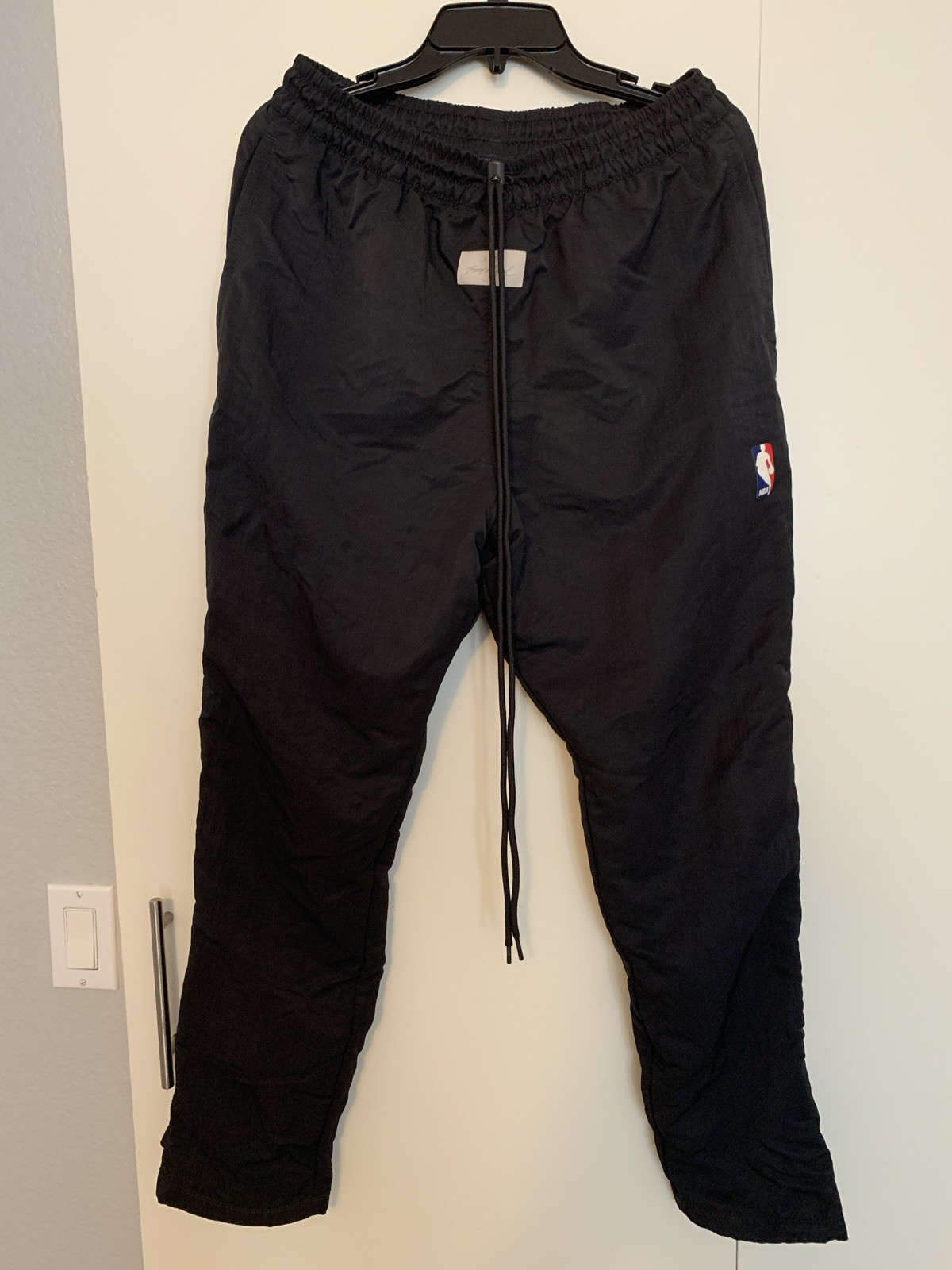 Fear of God Warm Up Nylon NBA Pants Black FOG CU4684-010 M