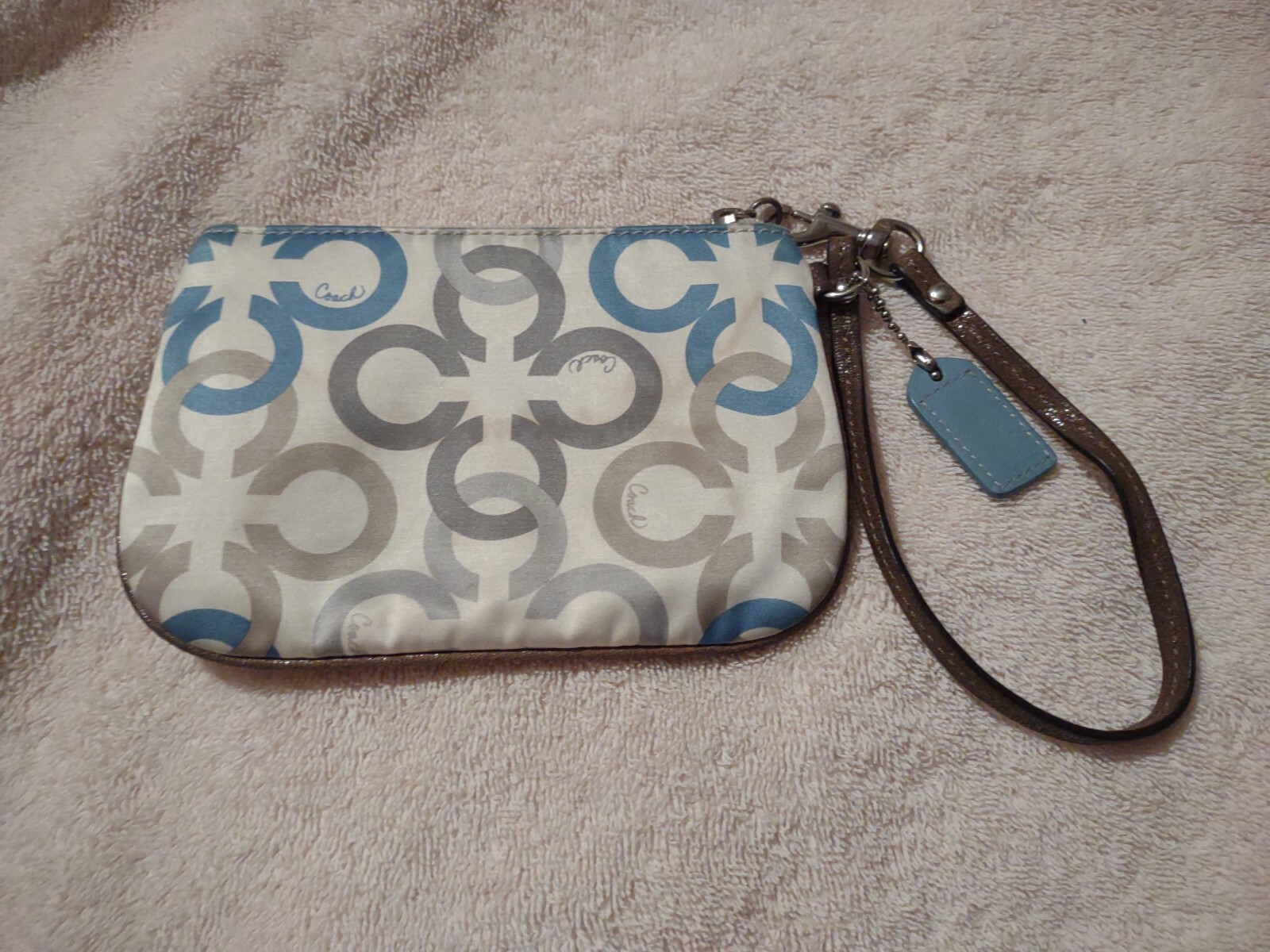 COACH F48898 MULTI COLOR CLOVER PRINT SMALL WRISTLET