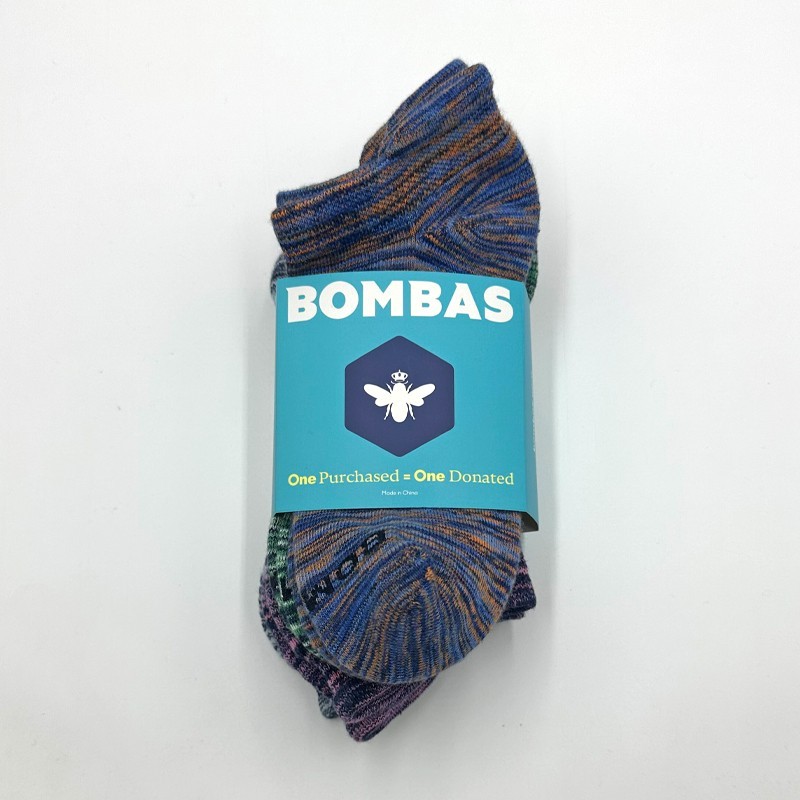 4 pairs Women’s Bombas Camouflage Ankle Socks Cushion Size Med 4 Colors Mix