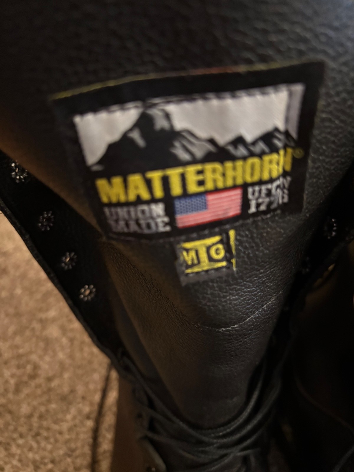 MATTERHORN METGUARD Steel Toe Boots Men’s Size 10