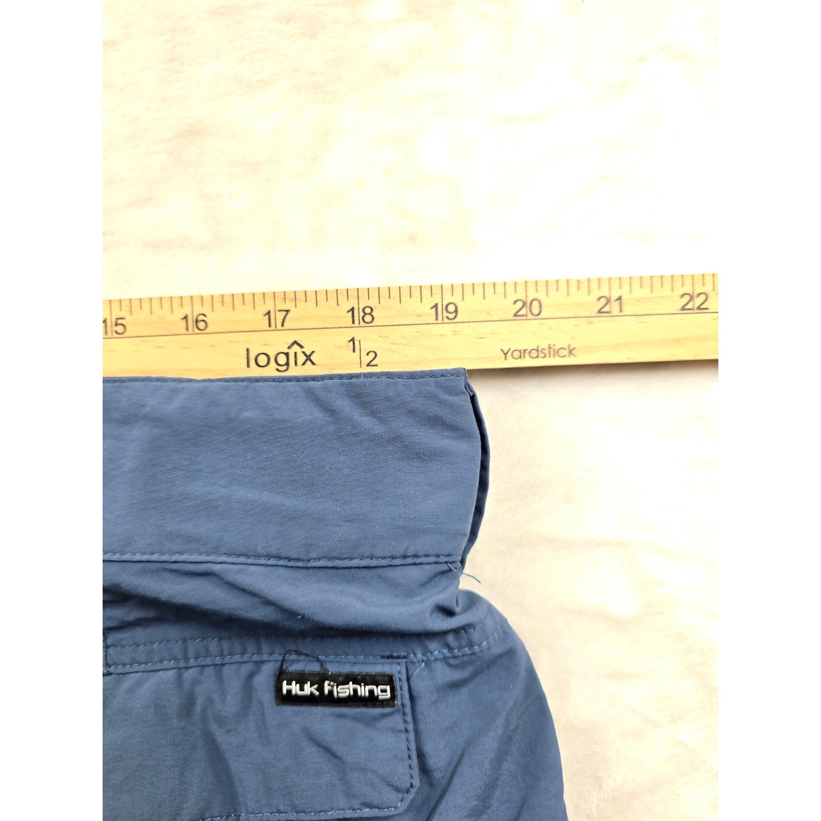 Huk Fishing Shorts Mens XXL Navy Blue Performance Quick Dry Utility Cargo