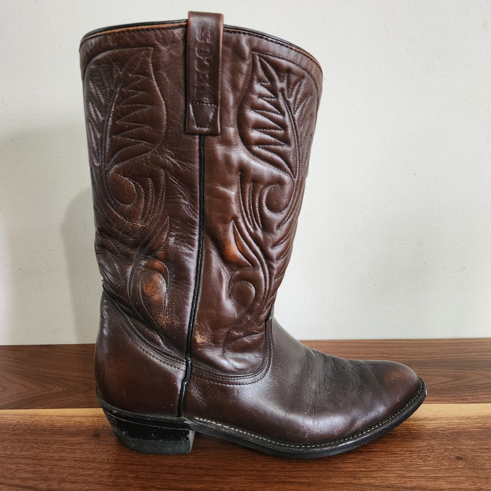 Red Wing Vintage Pecos 9801-1 Cowboy Western Boots Leather USA Made Size 9.5 B