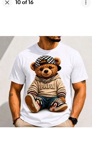 Papa Mama Teddy Bear Shirt Matching Mom Dad Family Graphic Tee unisex