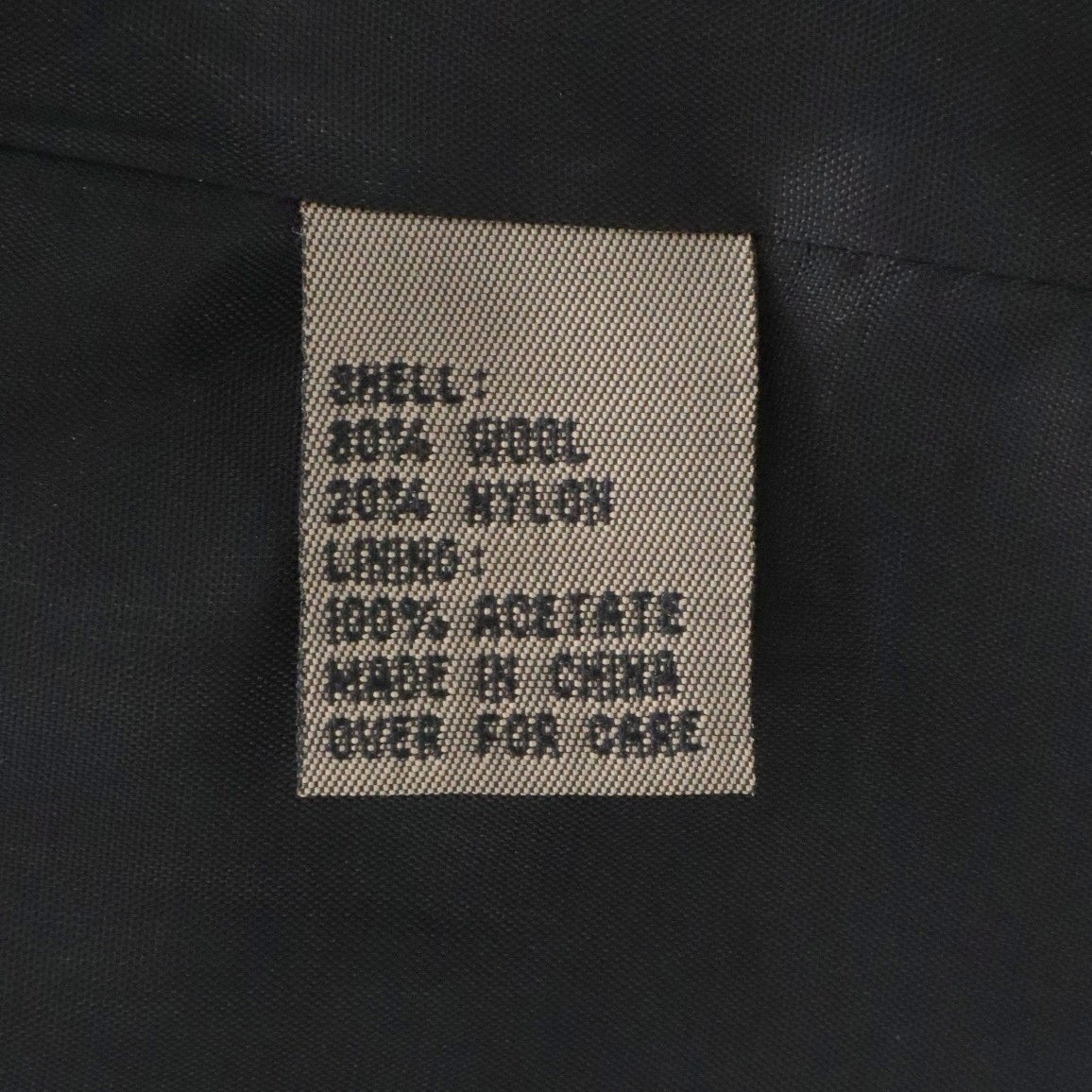 STRUCTURE Le Collezioni Mens Black Wool Blend Blazer Jacket Size Large Italian