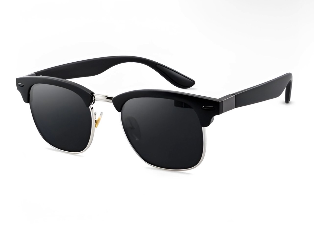 Men Sunglasses Hip Hop Street Wear Outdoor Cholo Dark Black Lens Rapper Gangster