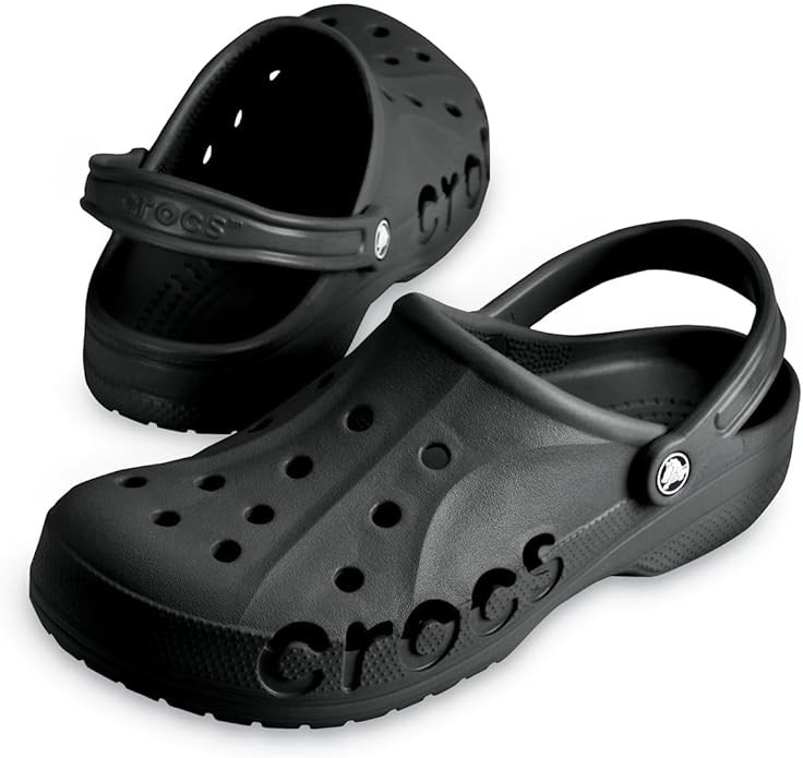 BRAND New Original Crocs Unisex Adult Baya Clog -Black – FREE SHIP – Men6/Women8