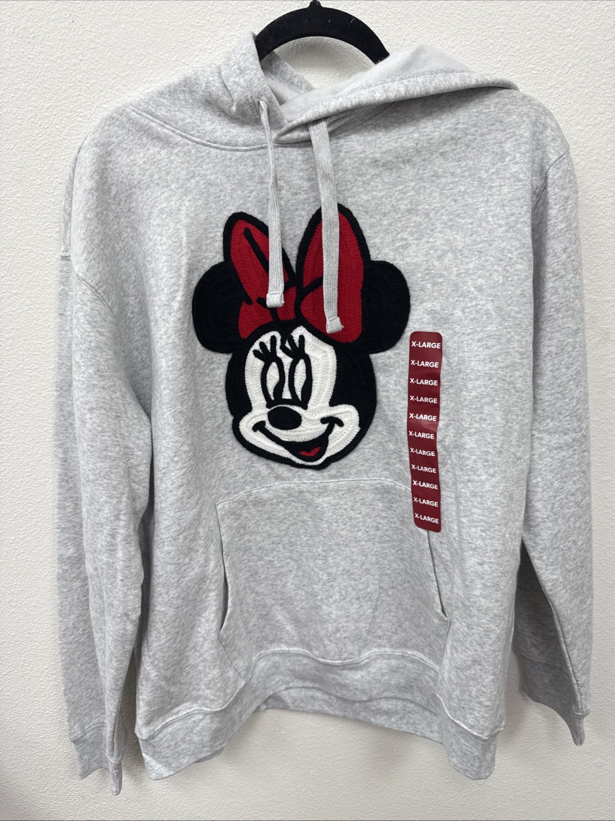 Disney Minnie Mouse Women’s Licensed Character Long Sleeve Fleece Hoodie XL NWT