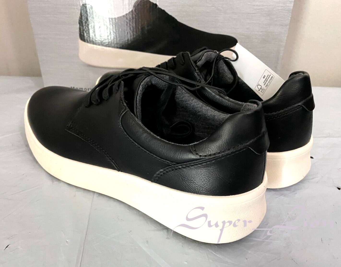 NEW Supply Lab Men’s Whatley Memory Foam Footbed Sneaker Shoes – SIZE 8 – BLACK