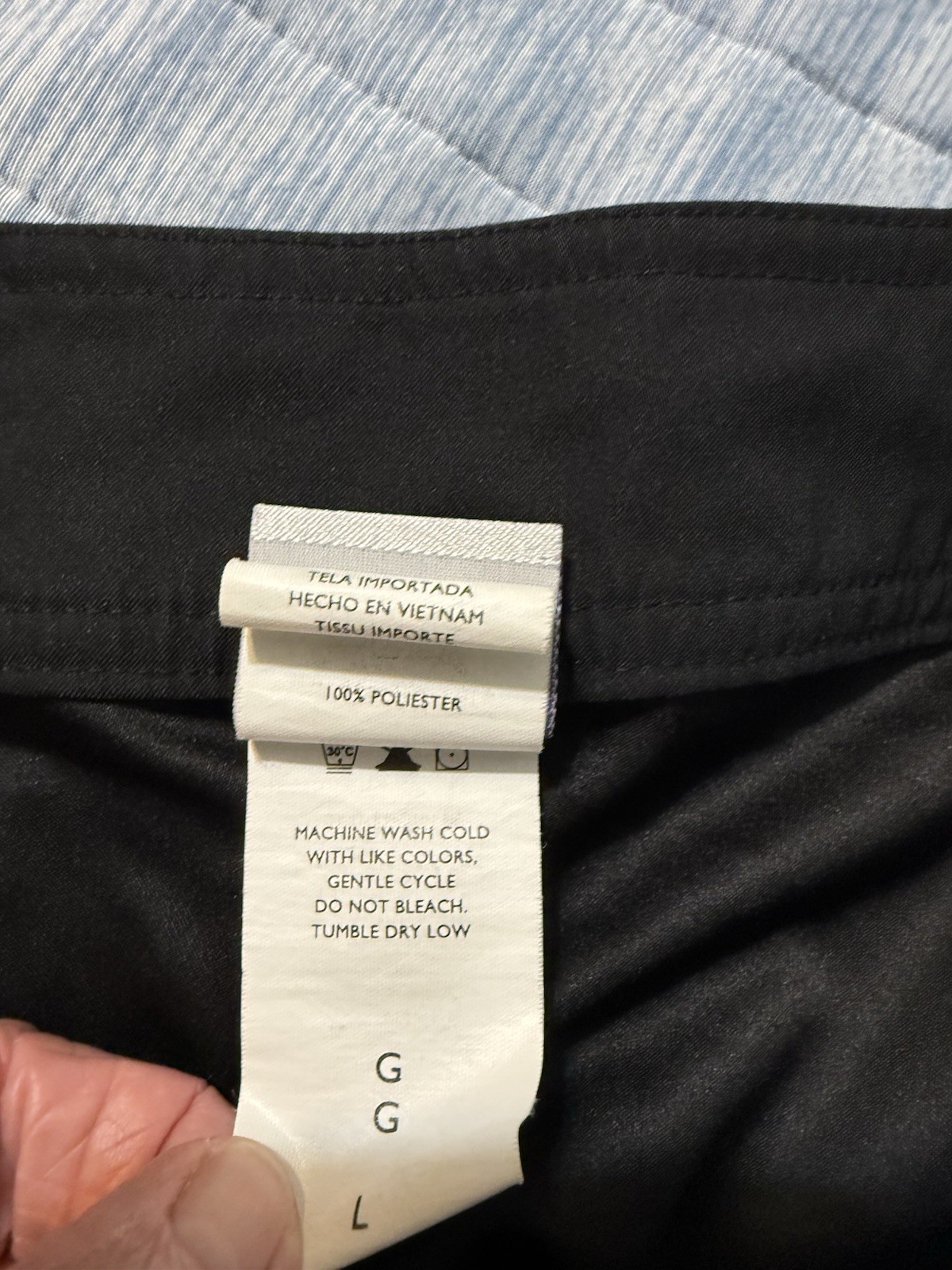Jag Women’s Black Solid Swim Shorts Bottom, Size L Regular, Drawstring Waist