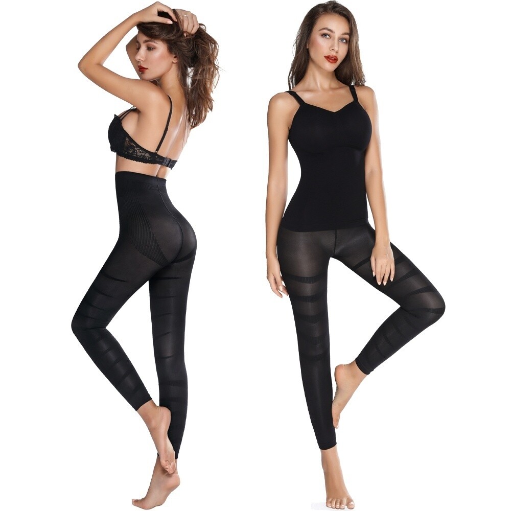 Women High Waist Anti-Cellulite Compression Leggings Leg Slimming Body Shaper