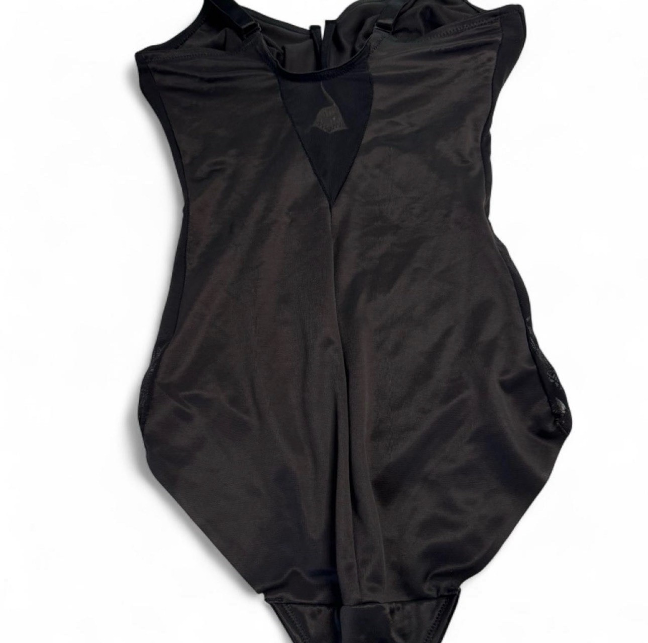 Miraclesuit Black Firm Control Bodysuit Shapewear 38DD Wireless Style 2783