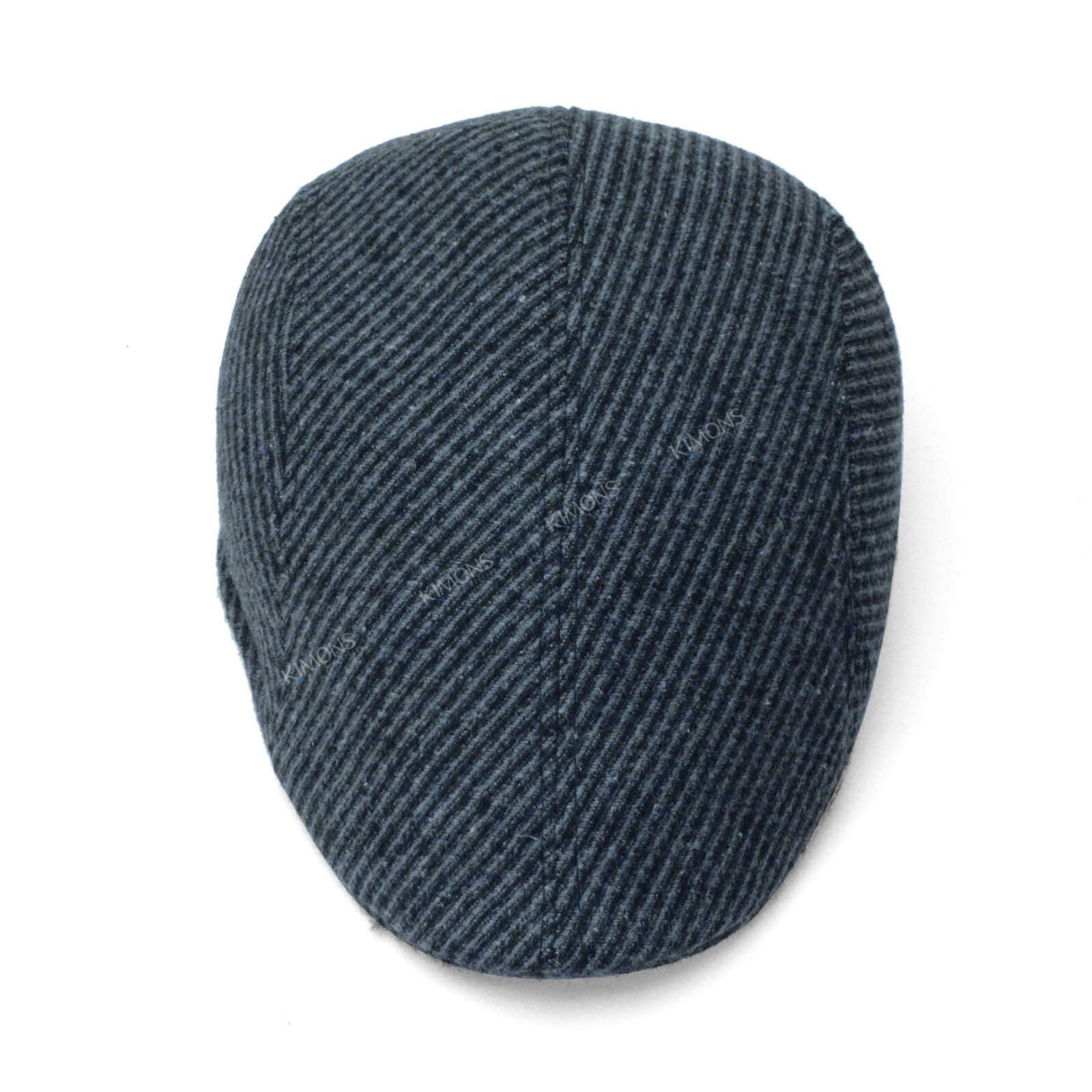 Cotton Wool Herringbone Newsboy Gatsby Cap Ivy Hat Golf Mens Flat Cabbie Stripe